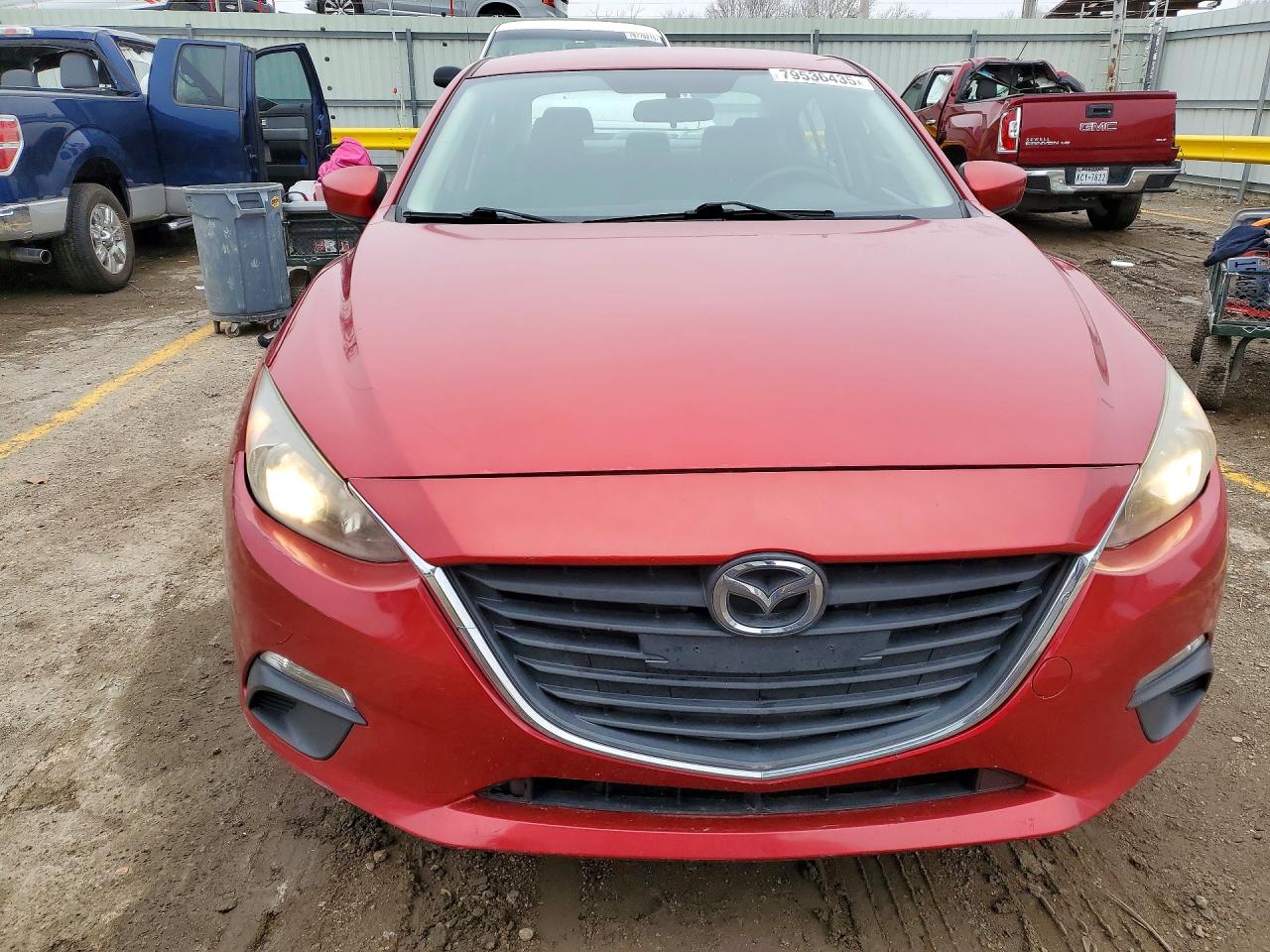 2014 Mazda 3 Sport Red vin: JM1BM1U70E1203370