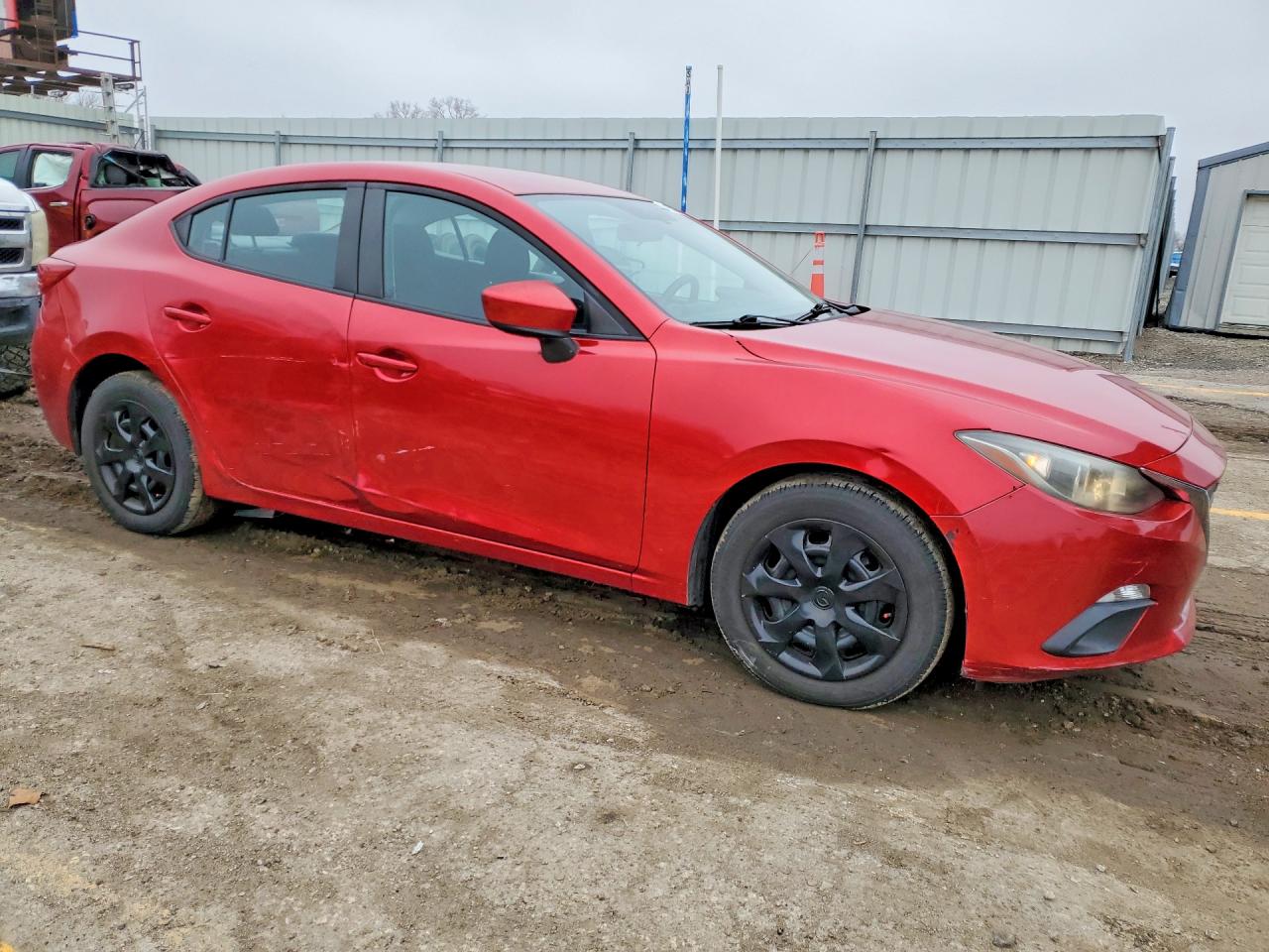 2014 Mazda 3 Sport Red vin: JM1BM1U70E1203370