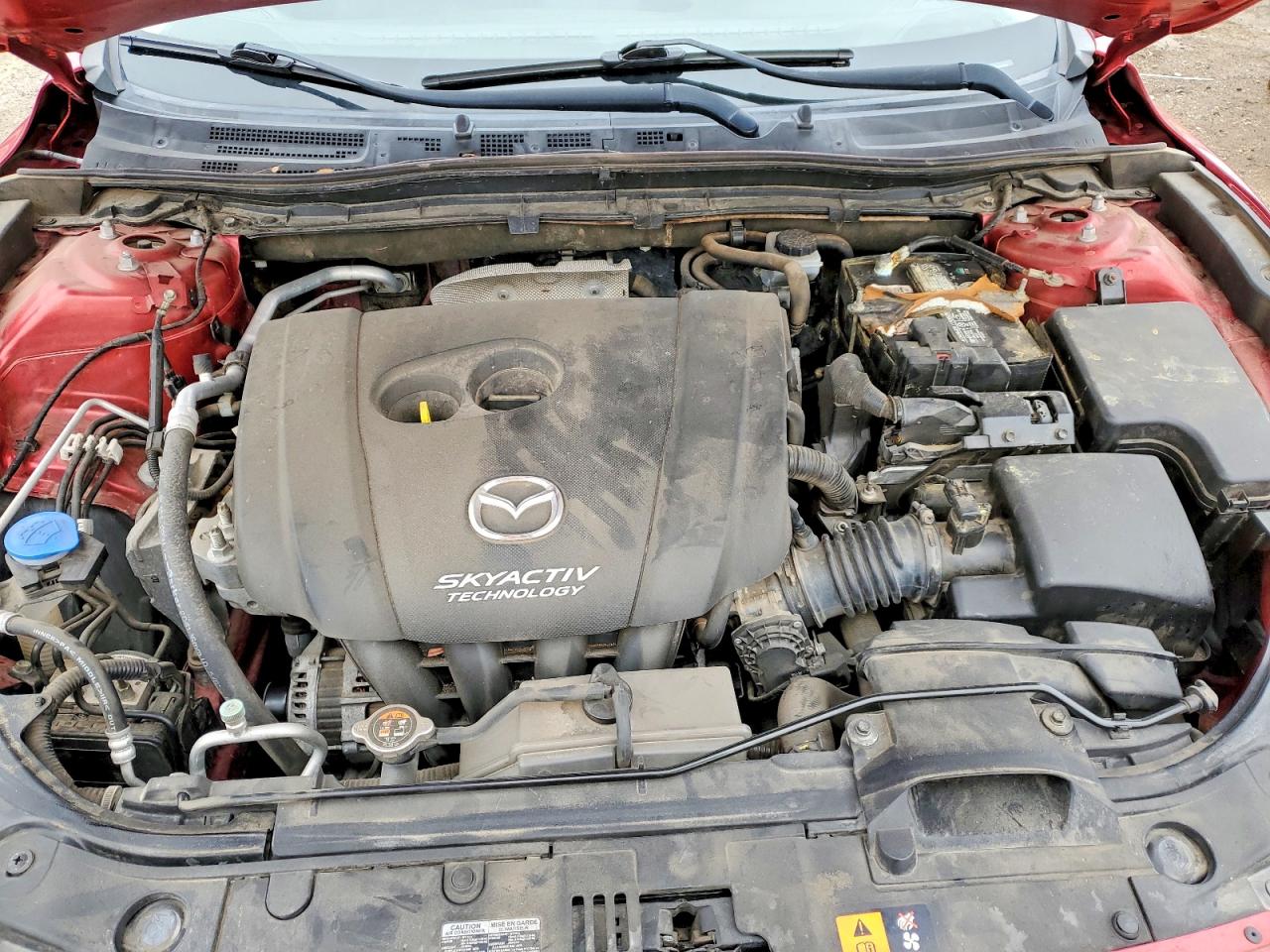 2014 Mazda 3 Sport Red vin: JM1BM1U70E1203370