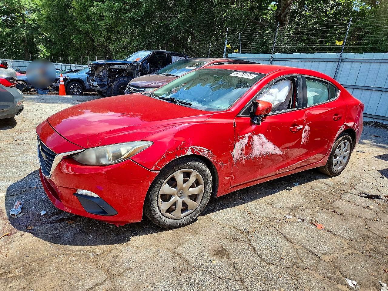 2014 Mazda 3 Sport Red vin: JM1BM1U71E1111345