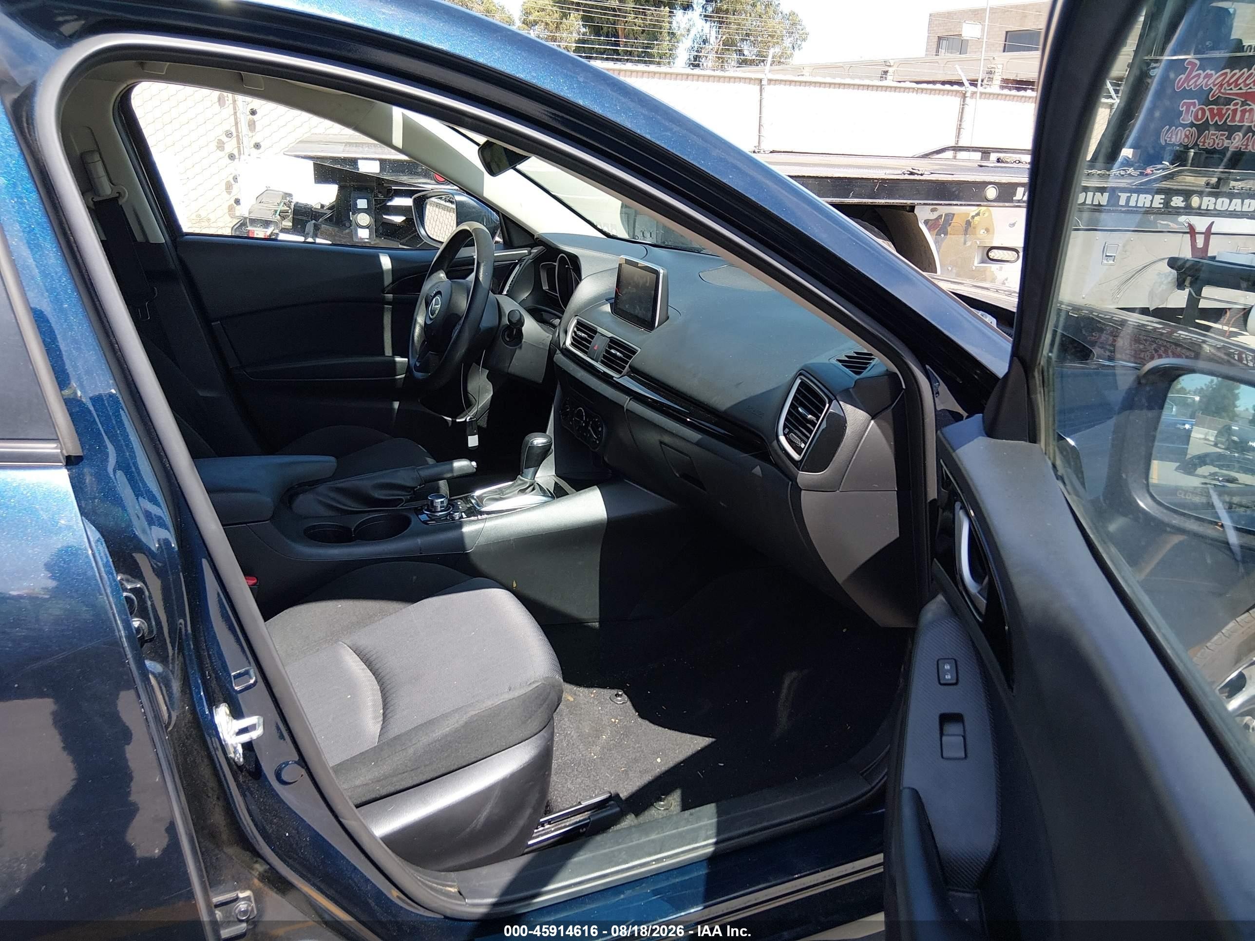 2015 Mazda Mazda3 I Sport Dark Blue vin: JM1BM1U71F1257116