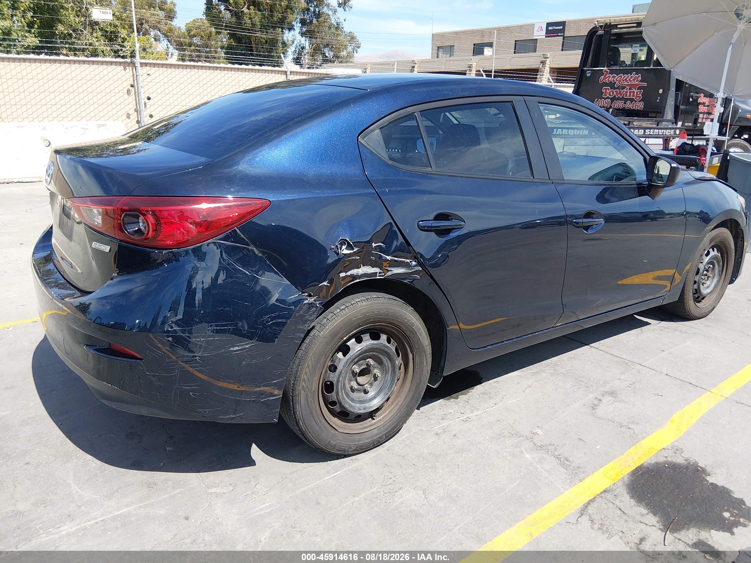 2015 Mazda Mazda3 I Sport Dark Blue vin: JM1BM1U71F1257116
