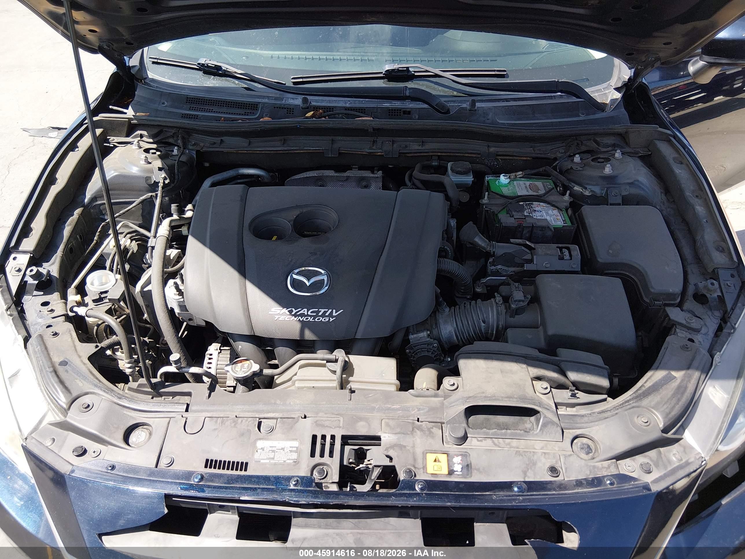 2015 Mazda Mazda3 I Sport Dark Blue vin: JM1BM1U71F1257116