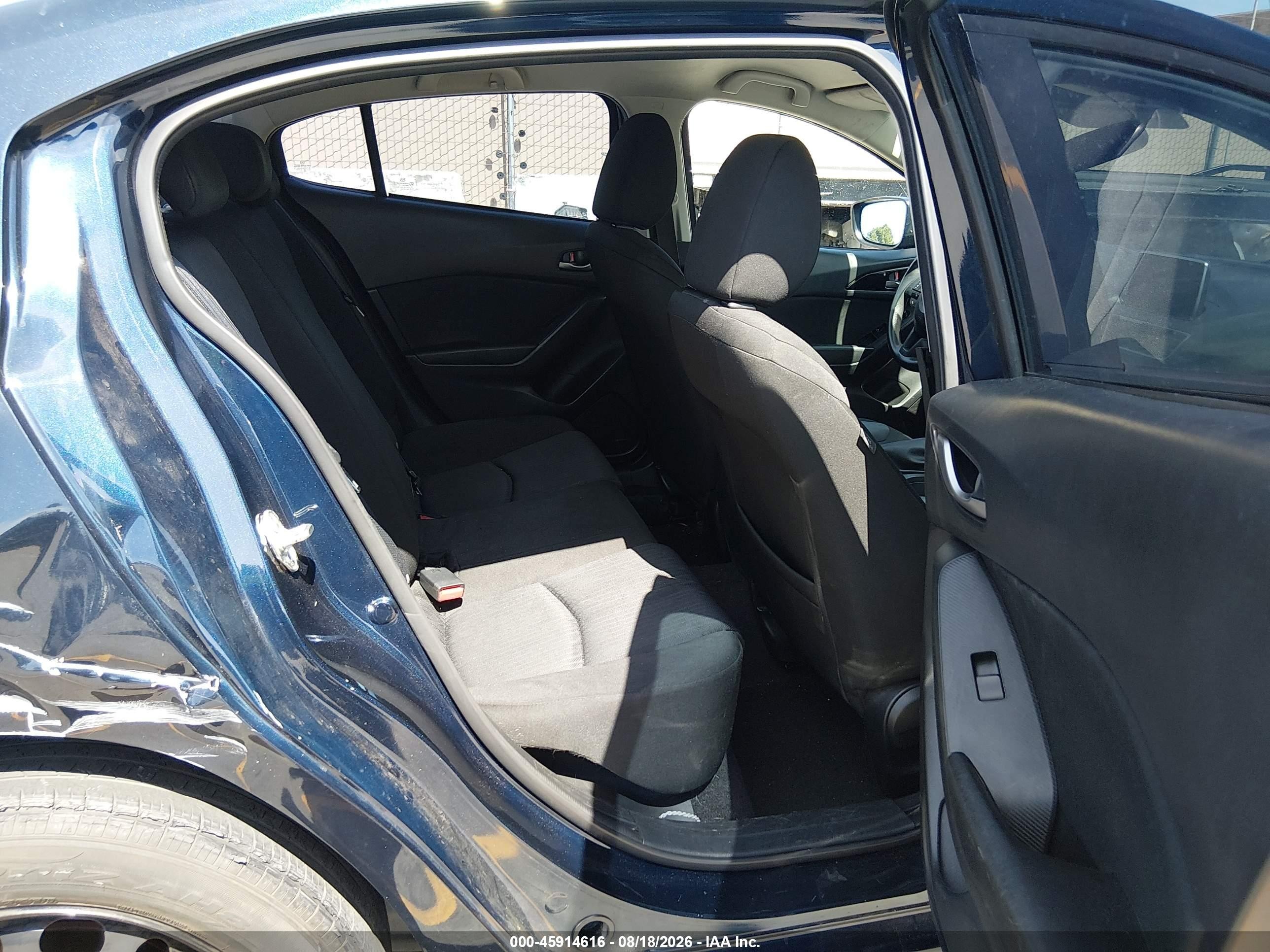 2015 Mazda Mazda3 I Sport Dark Blue vin: JM1BM1U71F1257116