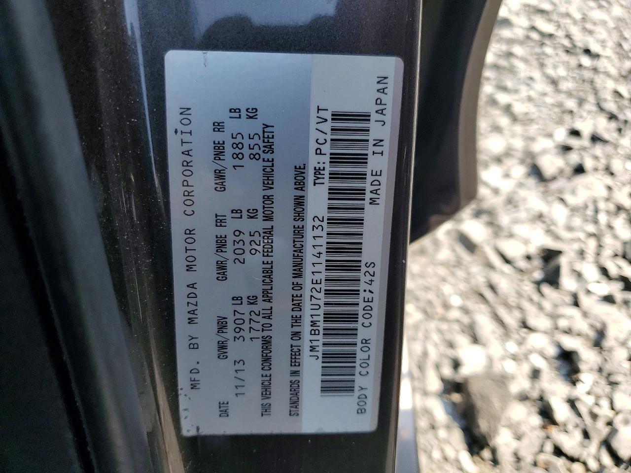 2014 Mazda 3 Sport Коричневый vin: JM1BM1U72E1141132