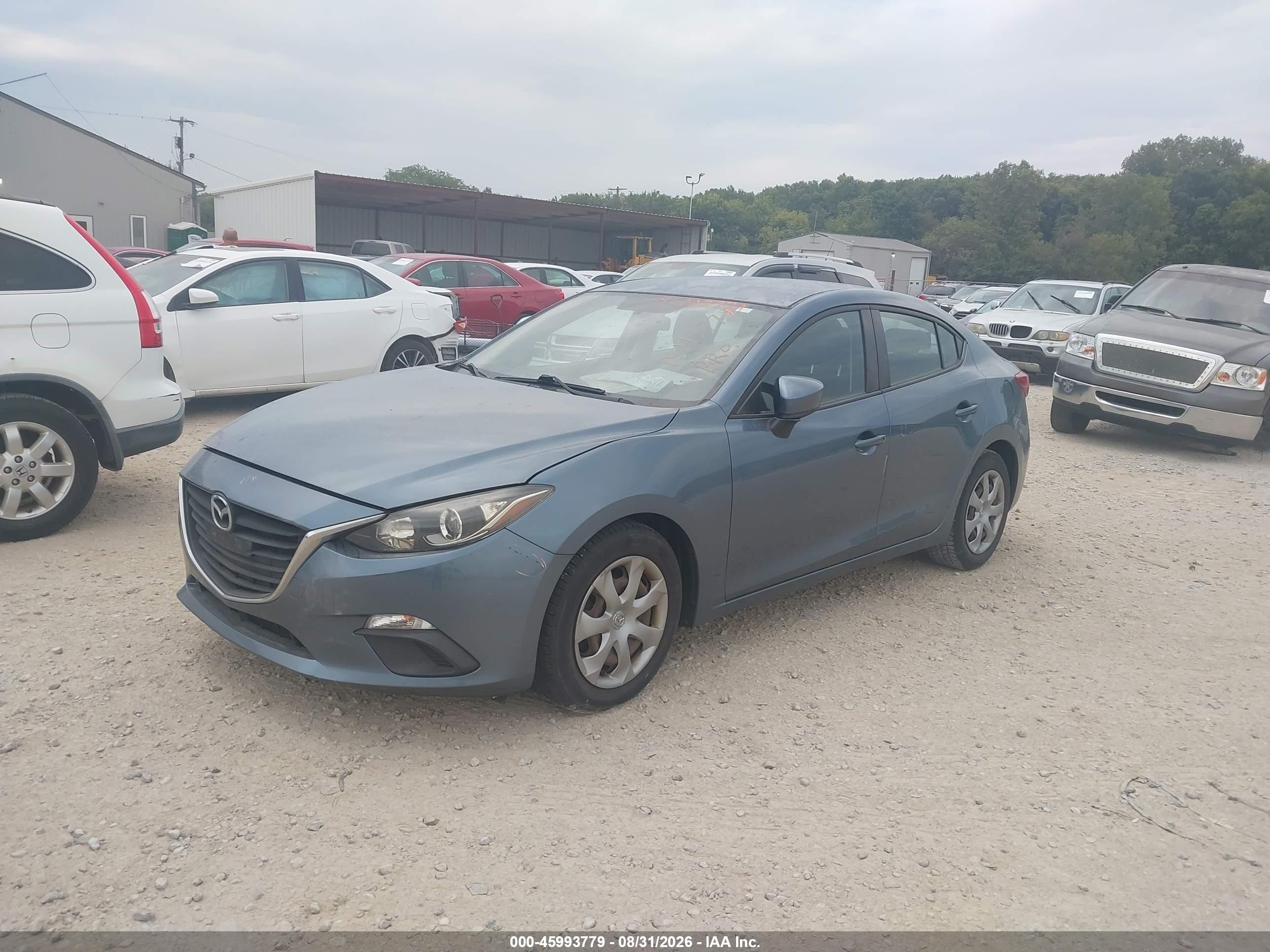 2014 Mazda Mazda3 I Sport Blue vin: JM1BM1U72E1145469