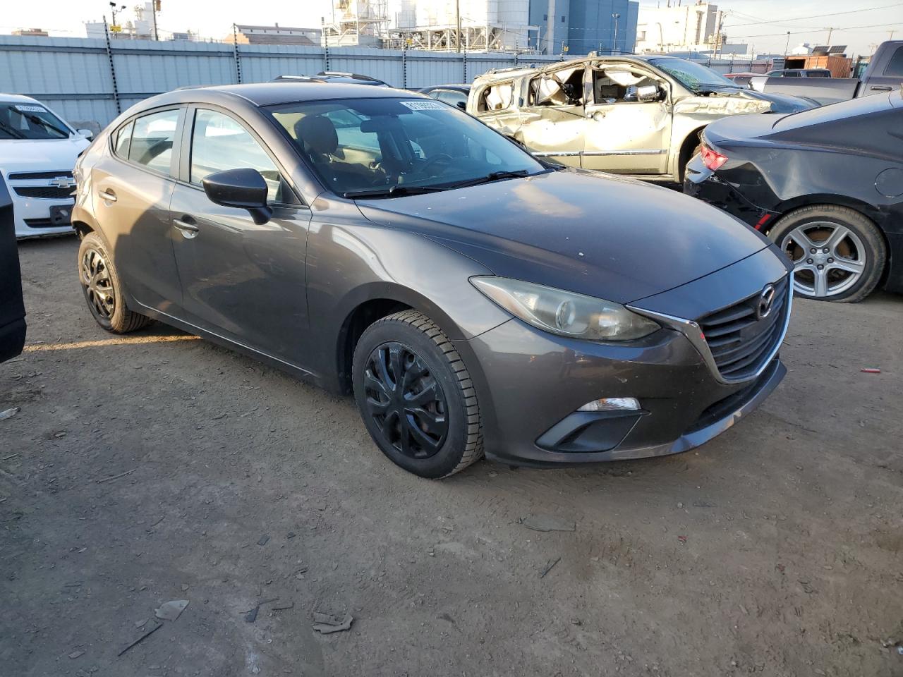 2014 Mazda 3 Sport Gray vin: JM1BM1U72E1158142