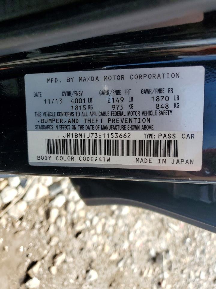 2014 Mazda 3 Sport Черный vin: JM1BM1U73E1153662