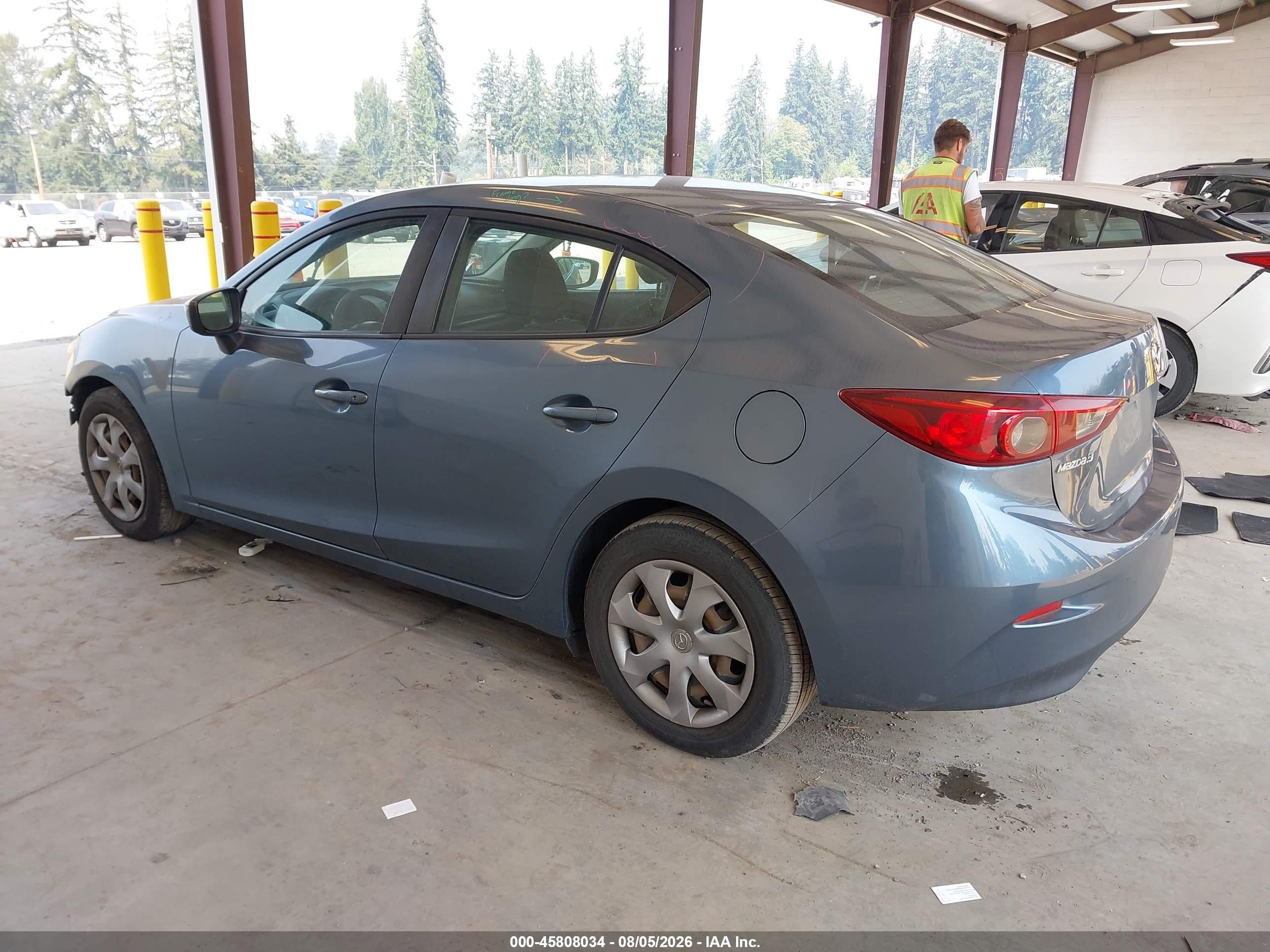 2014 Mazda Mazda3 I Sport Blue vin: JM1BM1U73E1166993