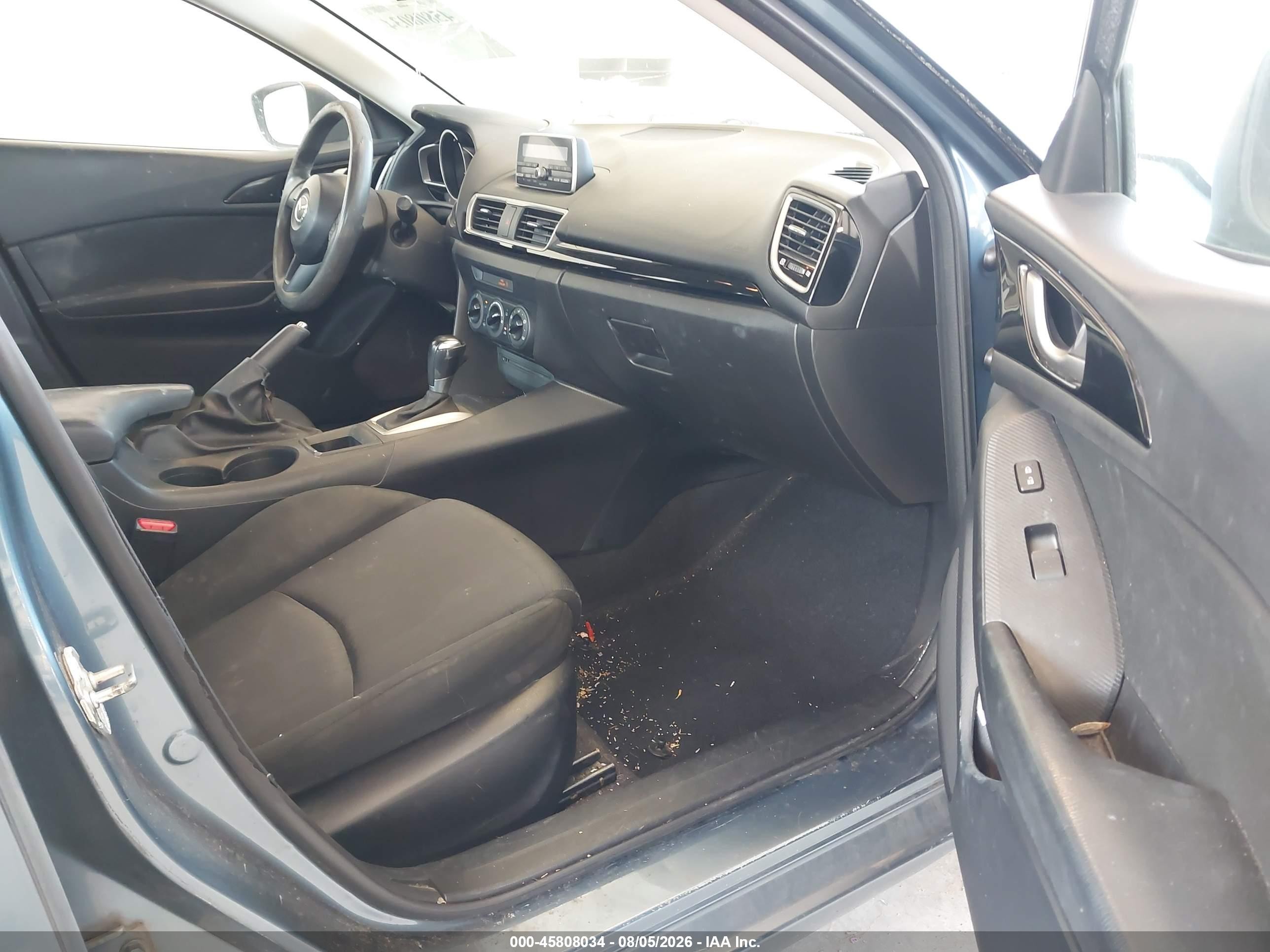 2014 Mazda Mazda3 I Sport Blue vin: JM1BM1U73E1166993