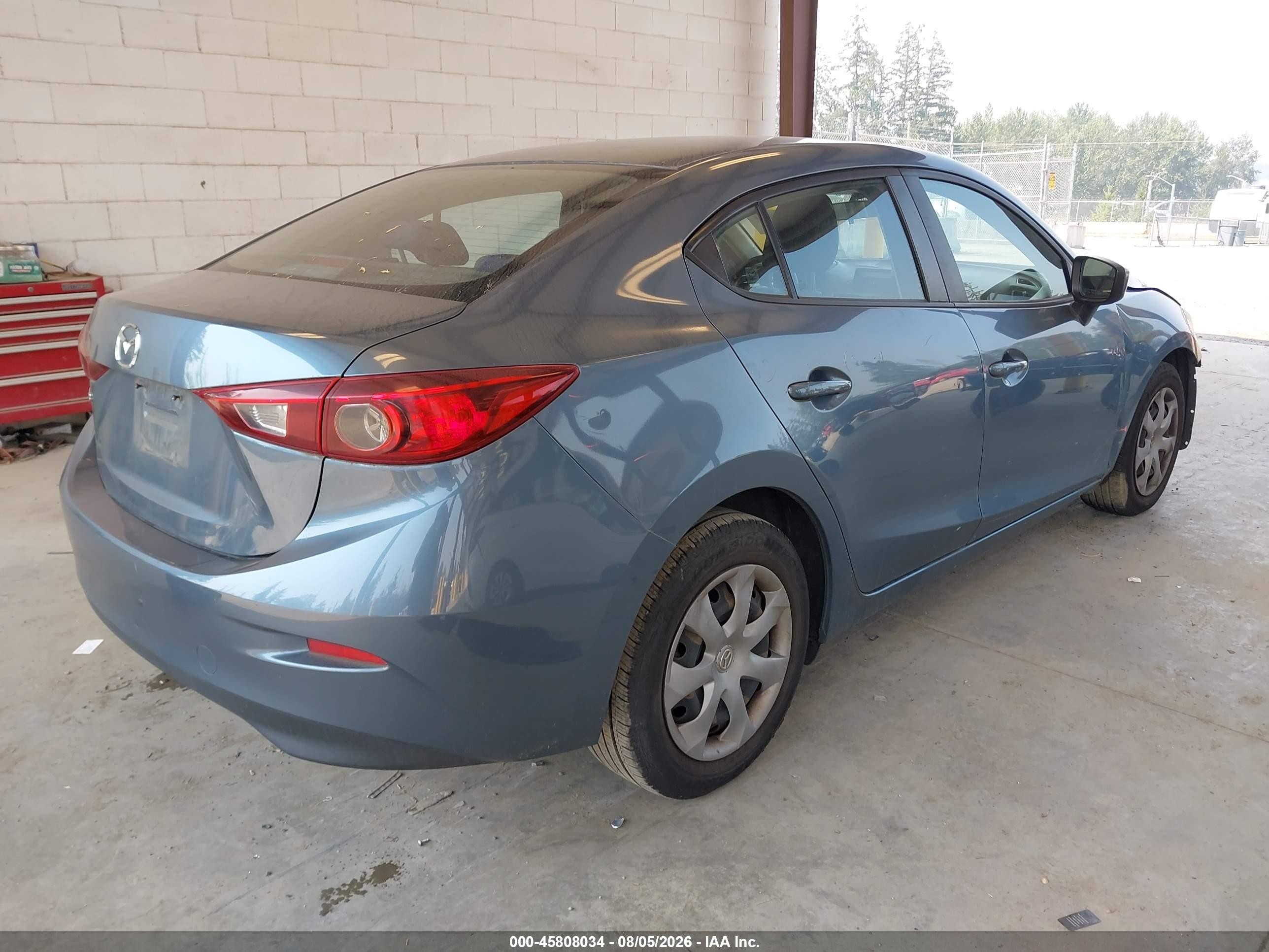2014 Mazda Mazda3 I Sport Blue vin: JM1BM1U73E1166993