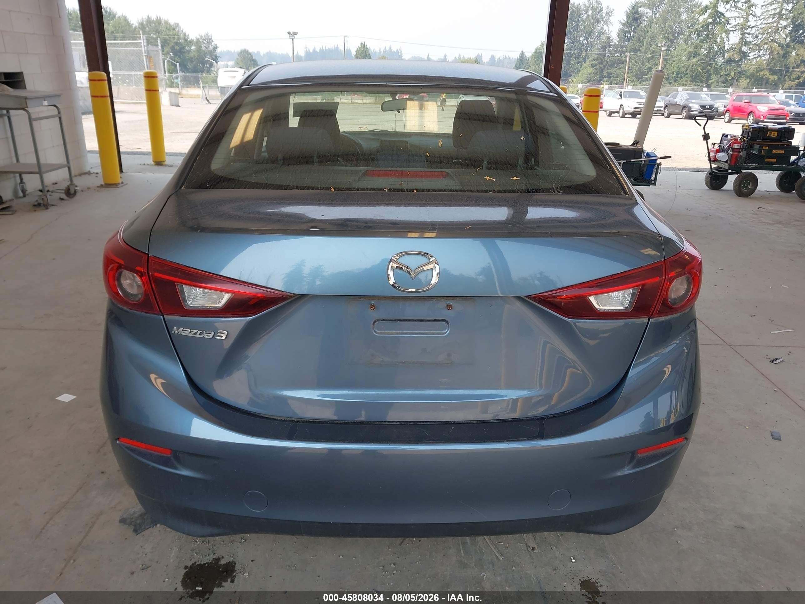 2014 Mazda Mazda3 I Sport Blue vin: JM1BM1U73E1166993