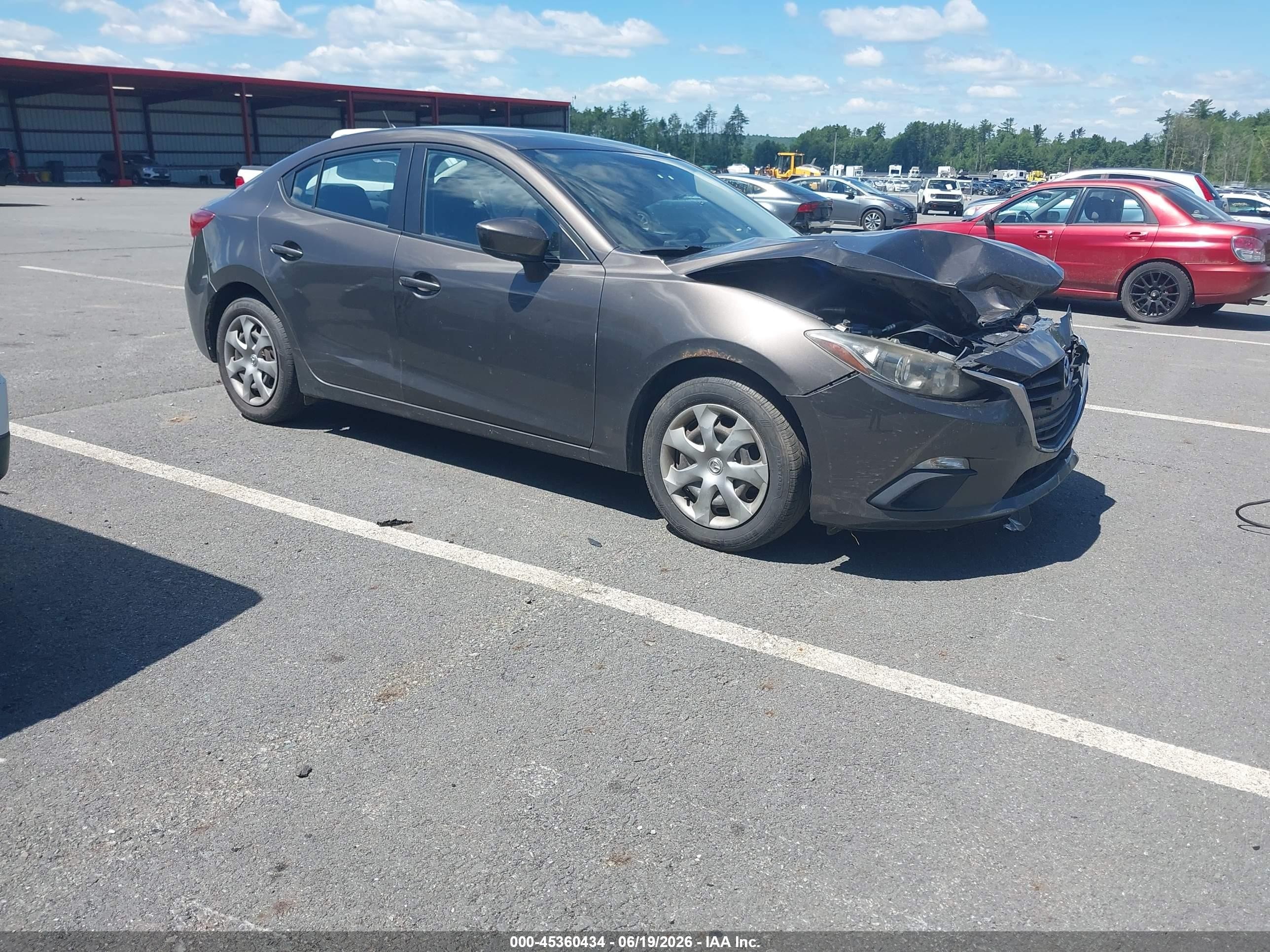 2014 Mazda Mazda3 Gray vin: JM1BM1U73E1193675