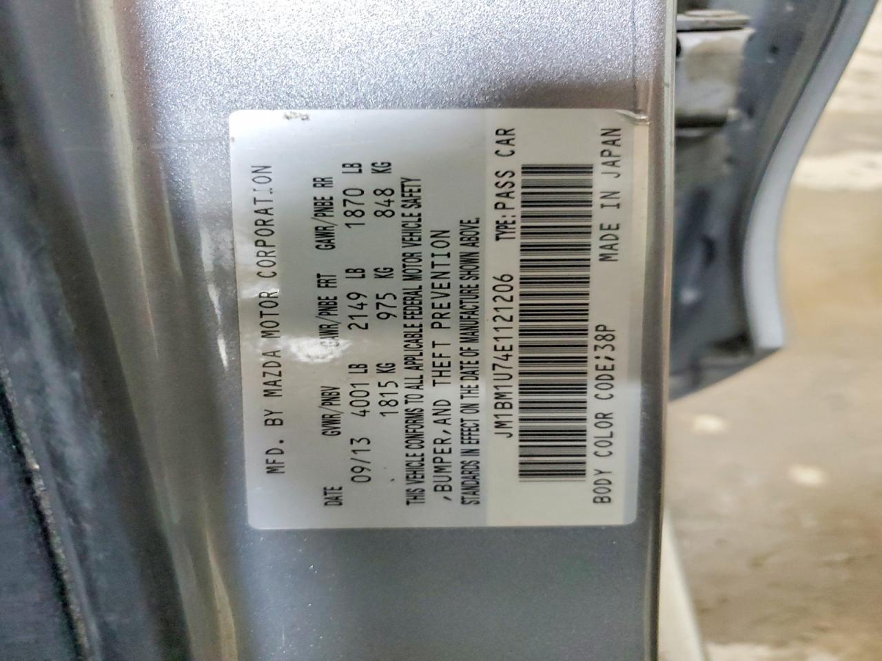 2014 Mazda 3 Sport Silver vin: JM1BM1U74E1121206