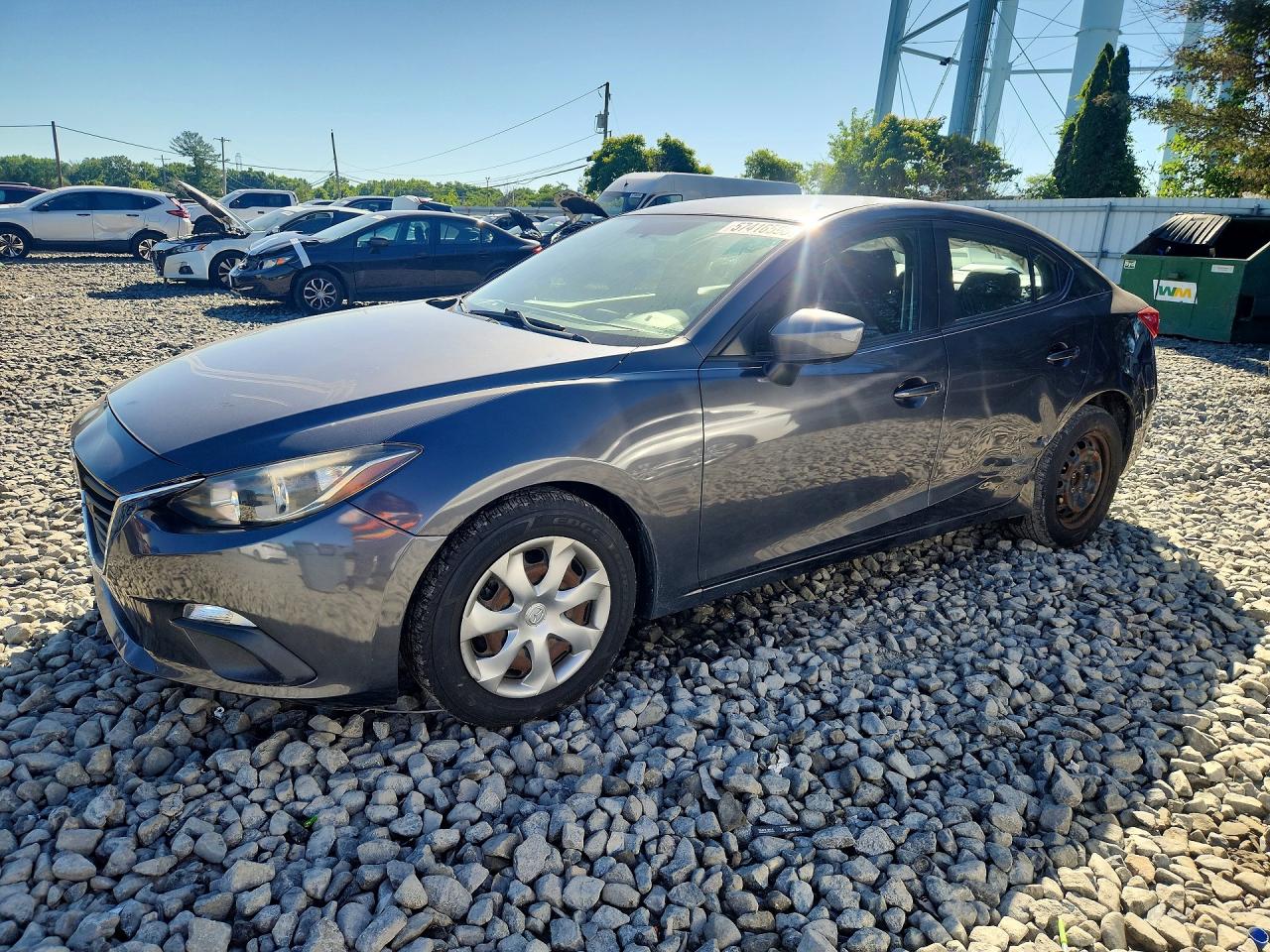 2014 Mazda 3 Sport Gray vin: JM1BM1U74E1159339