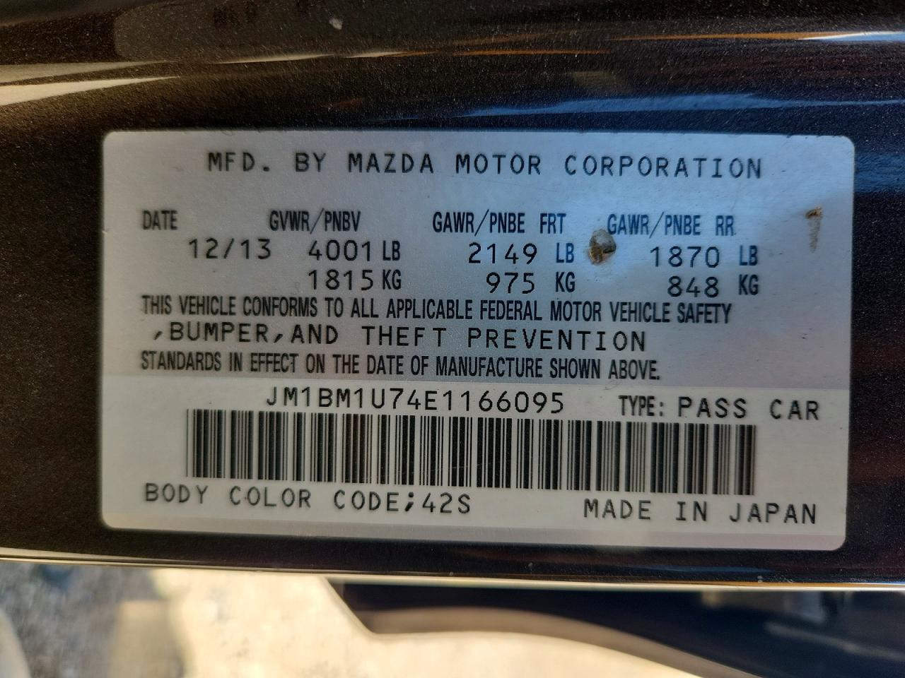 2014 Mazda 3 Sport Gray vin: JM1BM1U74E1166095