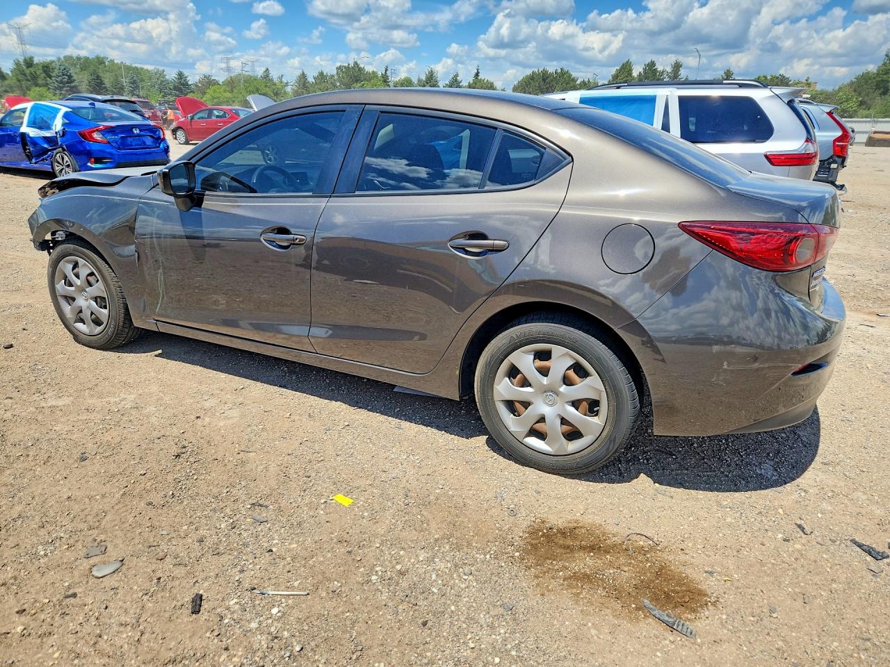 2014 Mazda 3 Sport Gray vin: JM1BM1U74E1166095