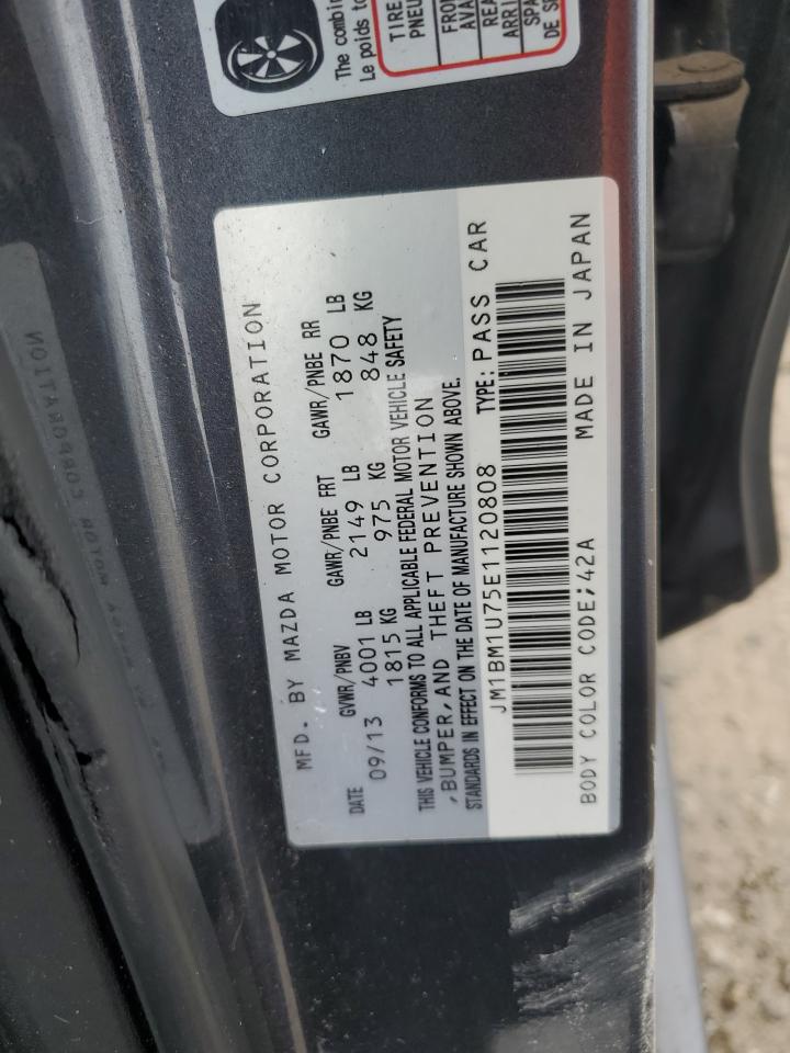 2014 Mazda 3 Sport Gray vin: JM1BM1U75E1120808