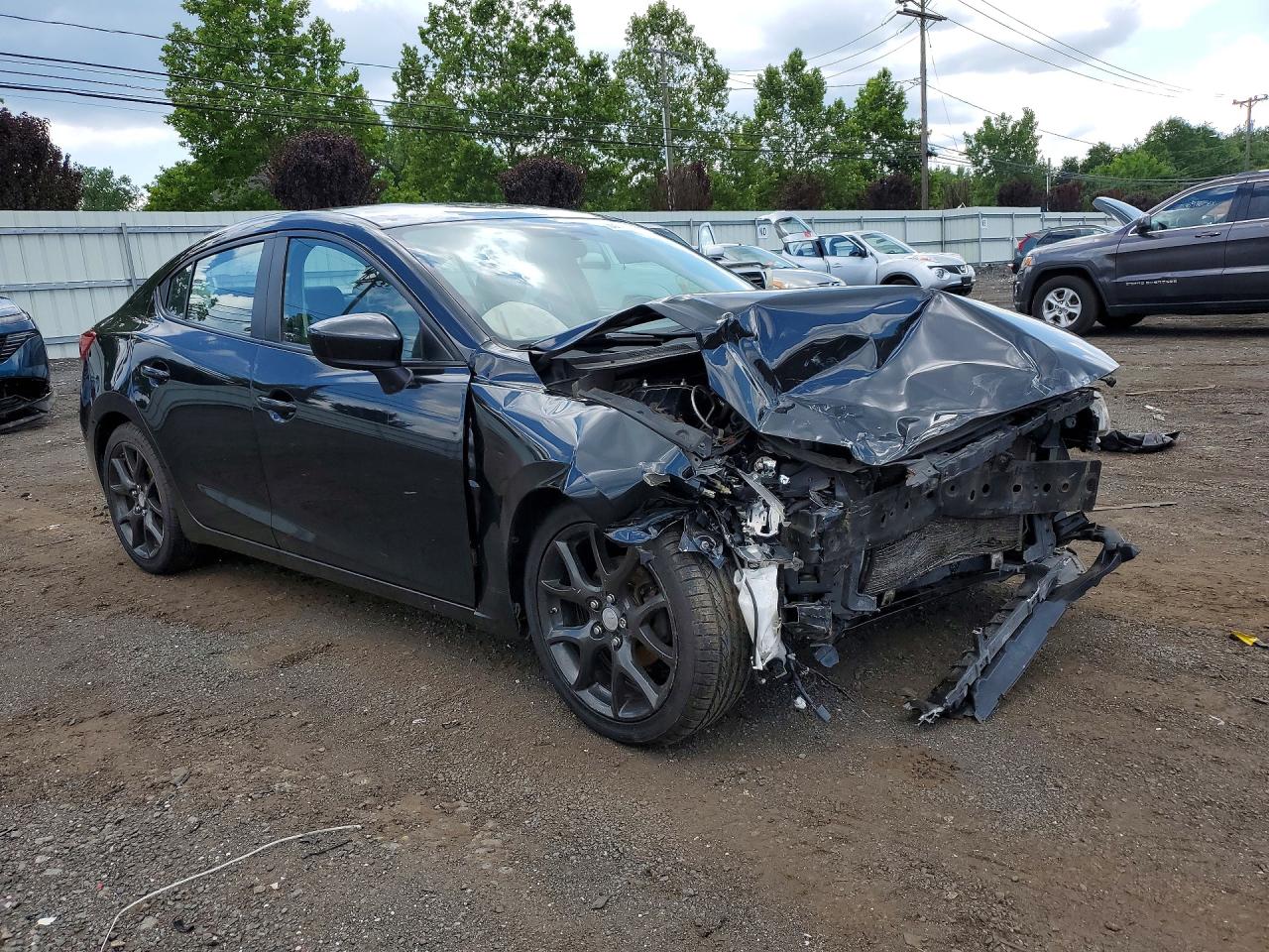 2014 Mazda 3 Sport Черный vin: JM1BM1U75E1155042