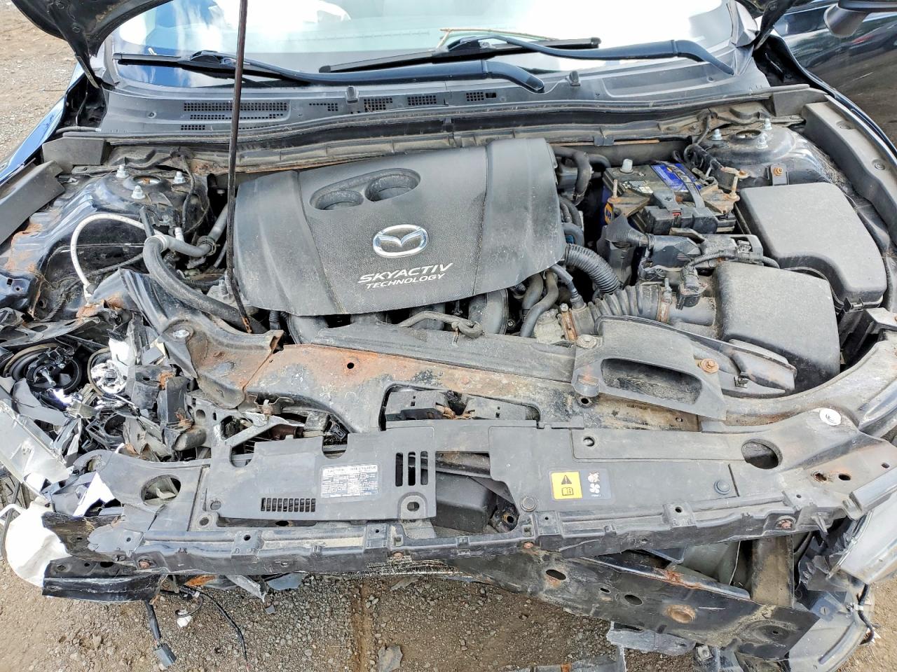 2014 Mazda 3 Sport Черный vin: JM1BM1U75E1155042