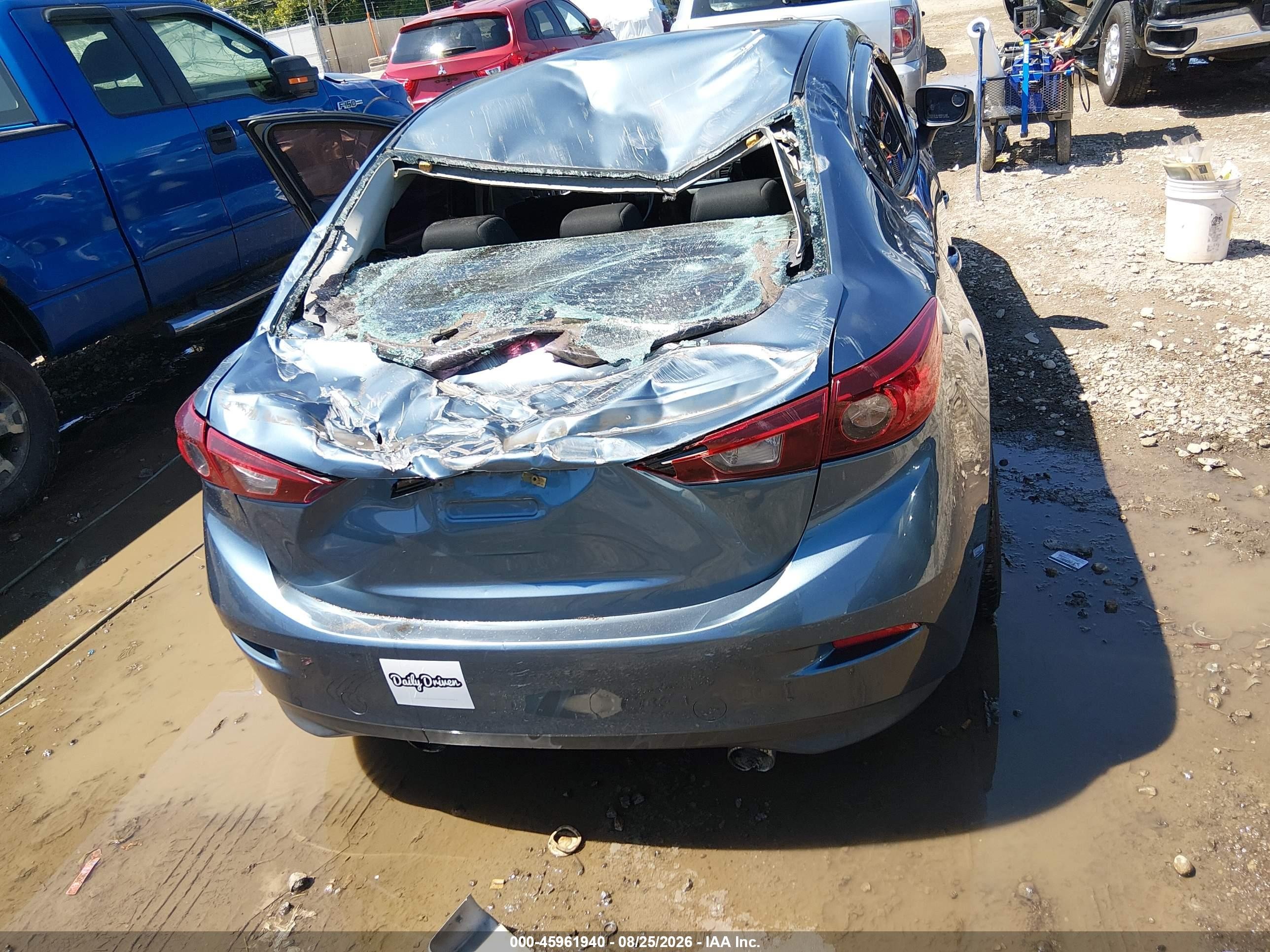 2014 Mazda Mazda3 I Sport Blue vin: JM1BM1U76E1176899
