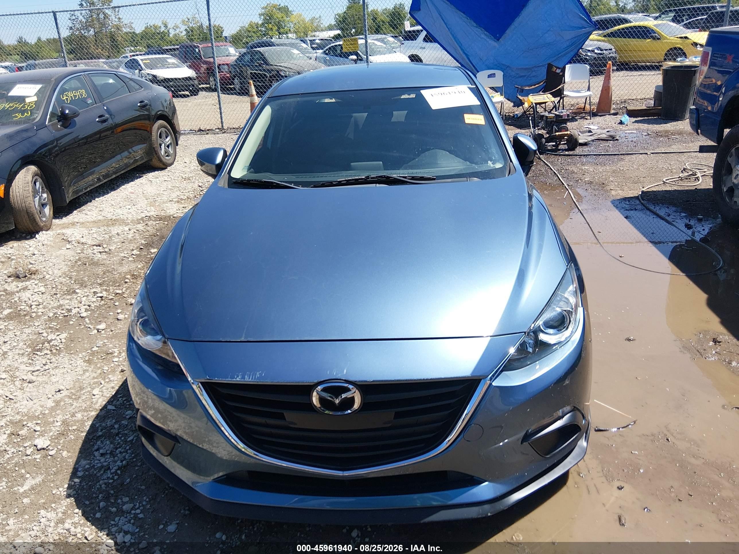 2014 Mazda Mazda3 I Sport Blue vin: JM1BM1U76E1176899