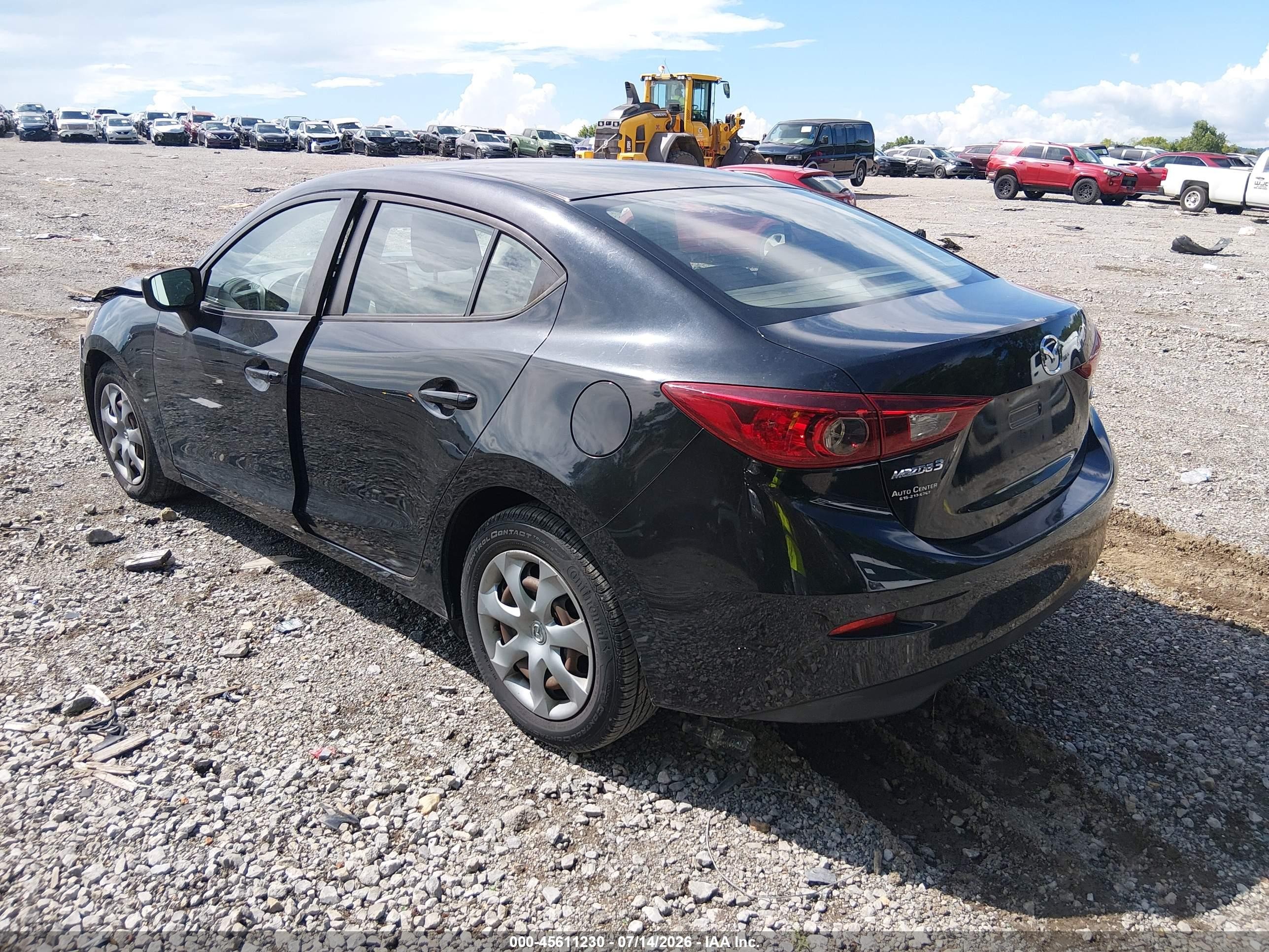 2015 Mazda Mazda3 I Sport Черный vin: JM1BM1U76F1249187