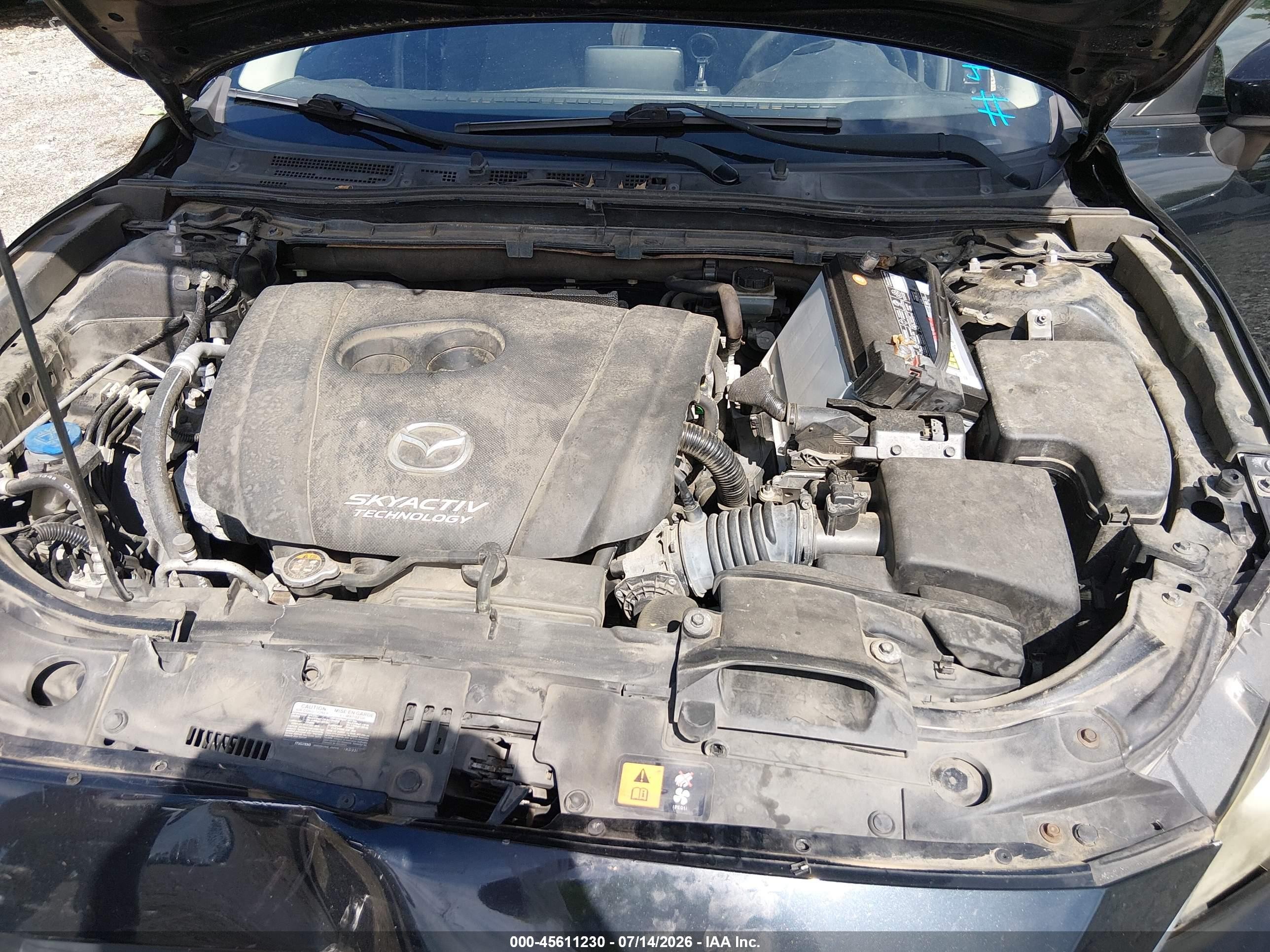2015 Mazda Mazda3 I Sport Черный vin: JM1BM1U76F1249187