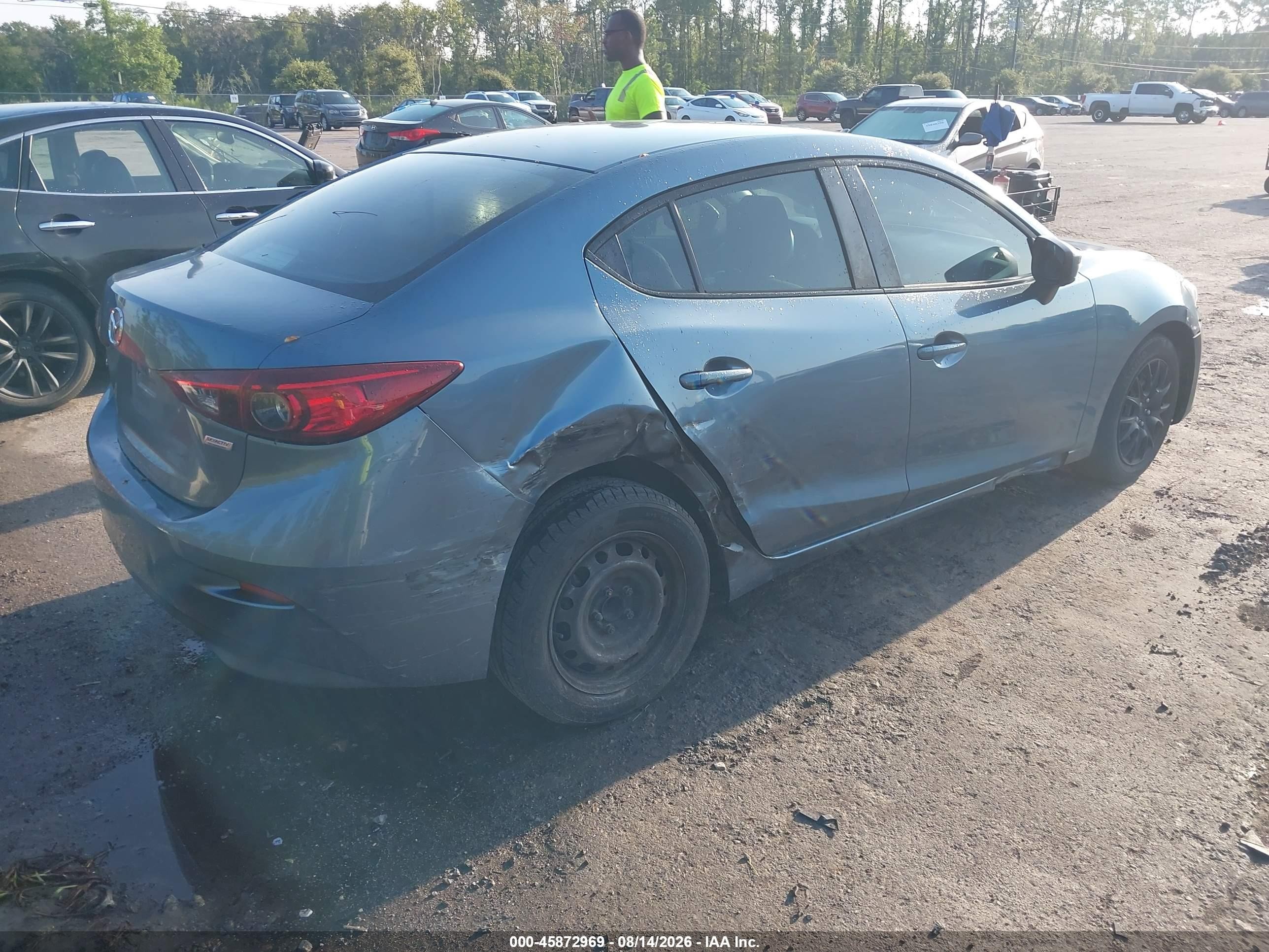 2014 Mazda Mazda3 I Sport Blue vin: JM1BM1U77E1161196