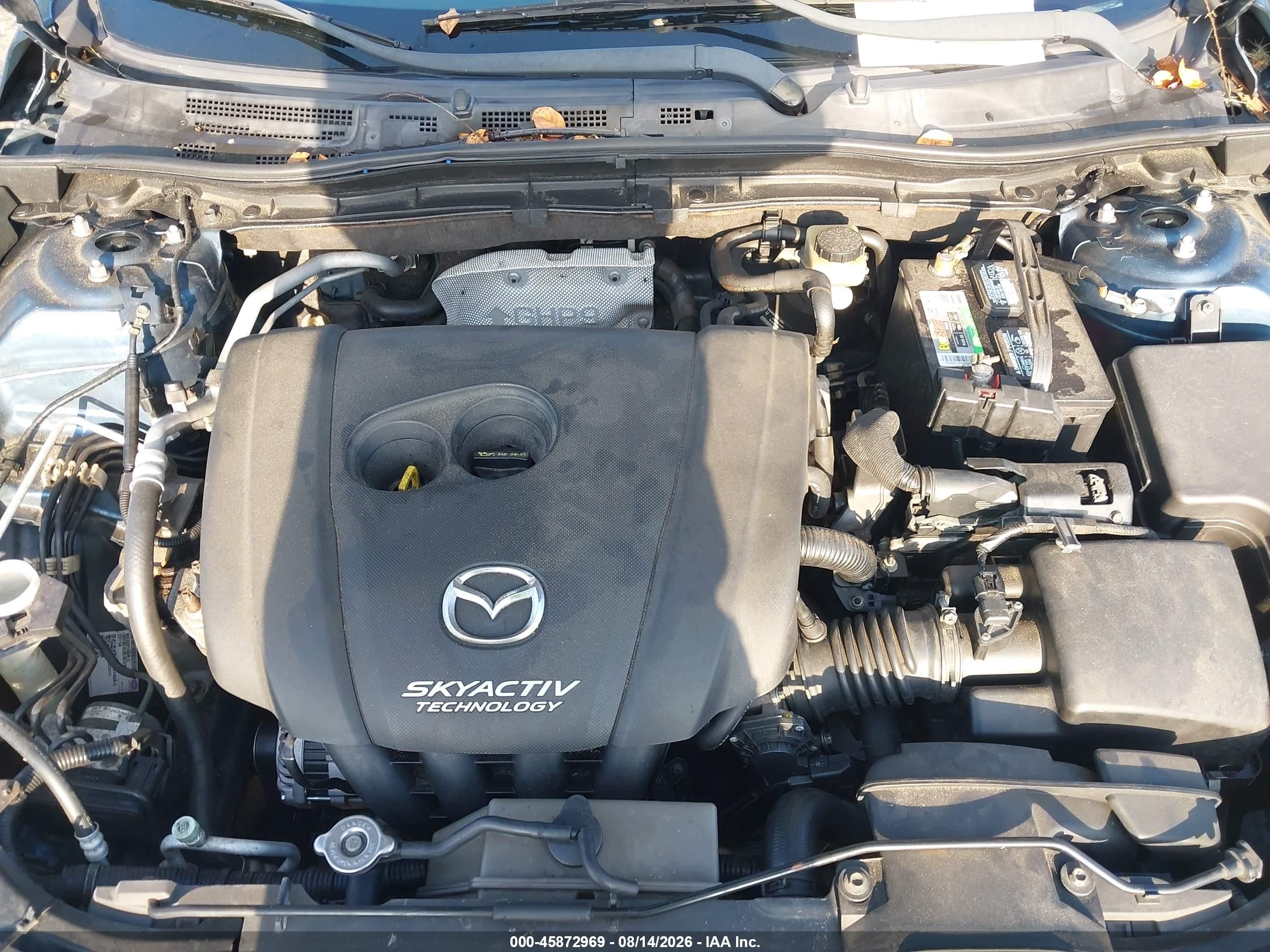 2014 Mazda Mazda3 I Sport Blue vin: JM1BM1U77E1161196