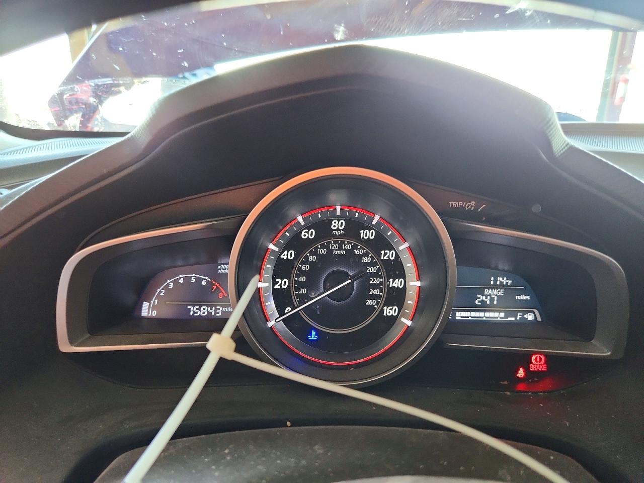 2016 Mazda 3 Sport Maroon vin: JM1BM1U77G1308703