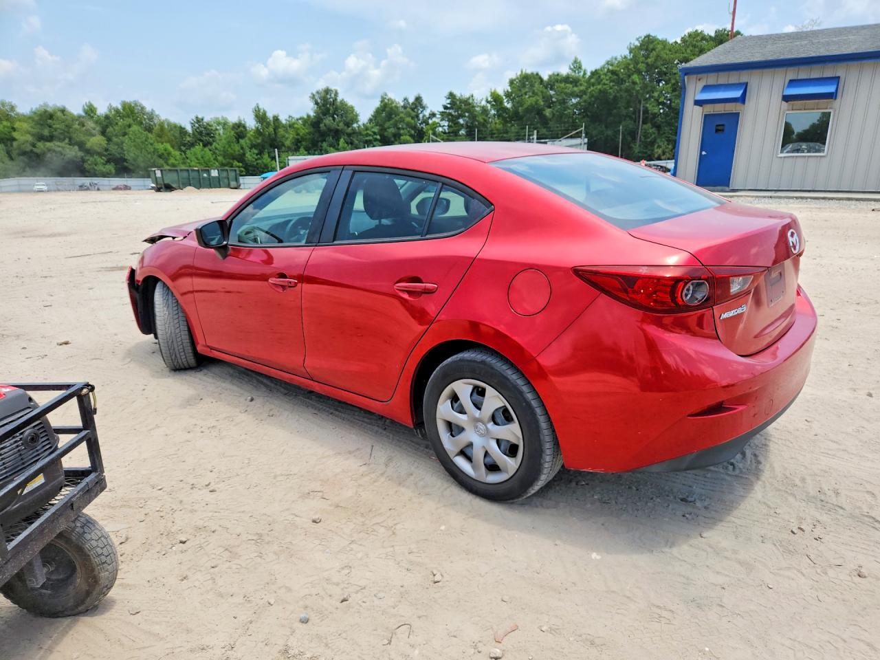 2014 Mazda 3 Sport Red vin: JM1BM1U78E1122584
