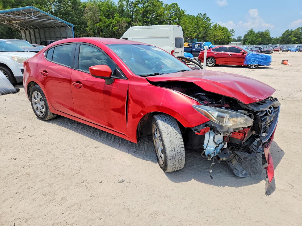 2014 Mazda 3 Sport Red vin: JM1BM1U78E1122584