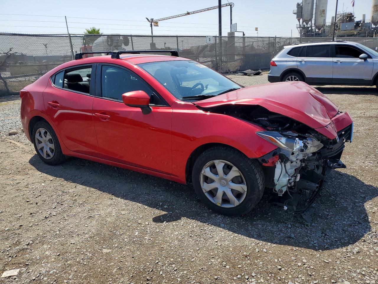2015 Mazda 3 Sport Red vin: JM1BM1U78F1224355