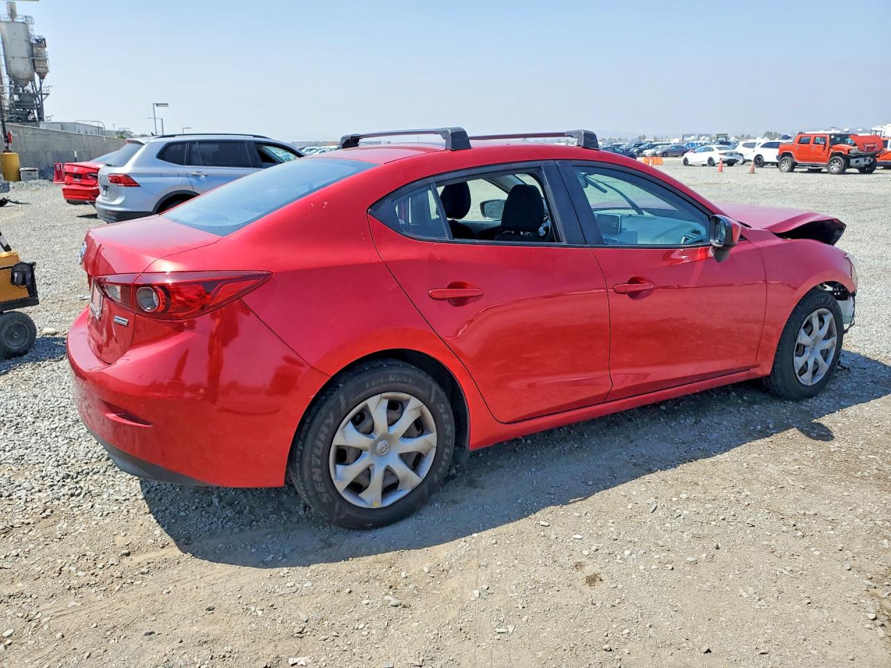 2015 Mazda 3 Sport Red vin: JM1BM1U78F1224355
