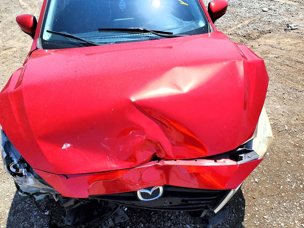 2015 Mazda 3 Sport Red vin: JM1BM1U78F1224355