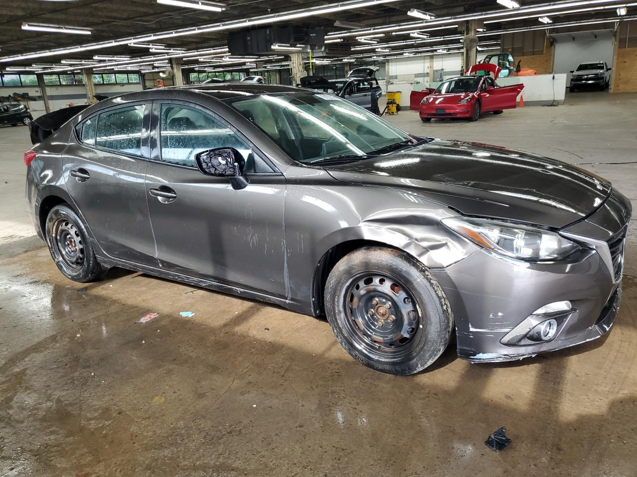 2015 Mazda 3 Серый vin: JM1BM1U79F1266484 Damage: Right Rear Door, Heavy Scratch, 2 To 3 Inches