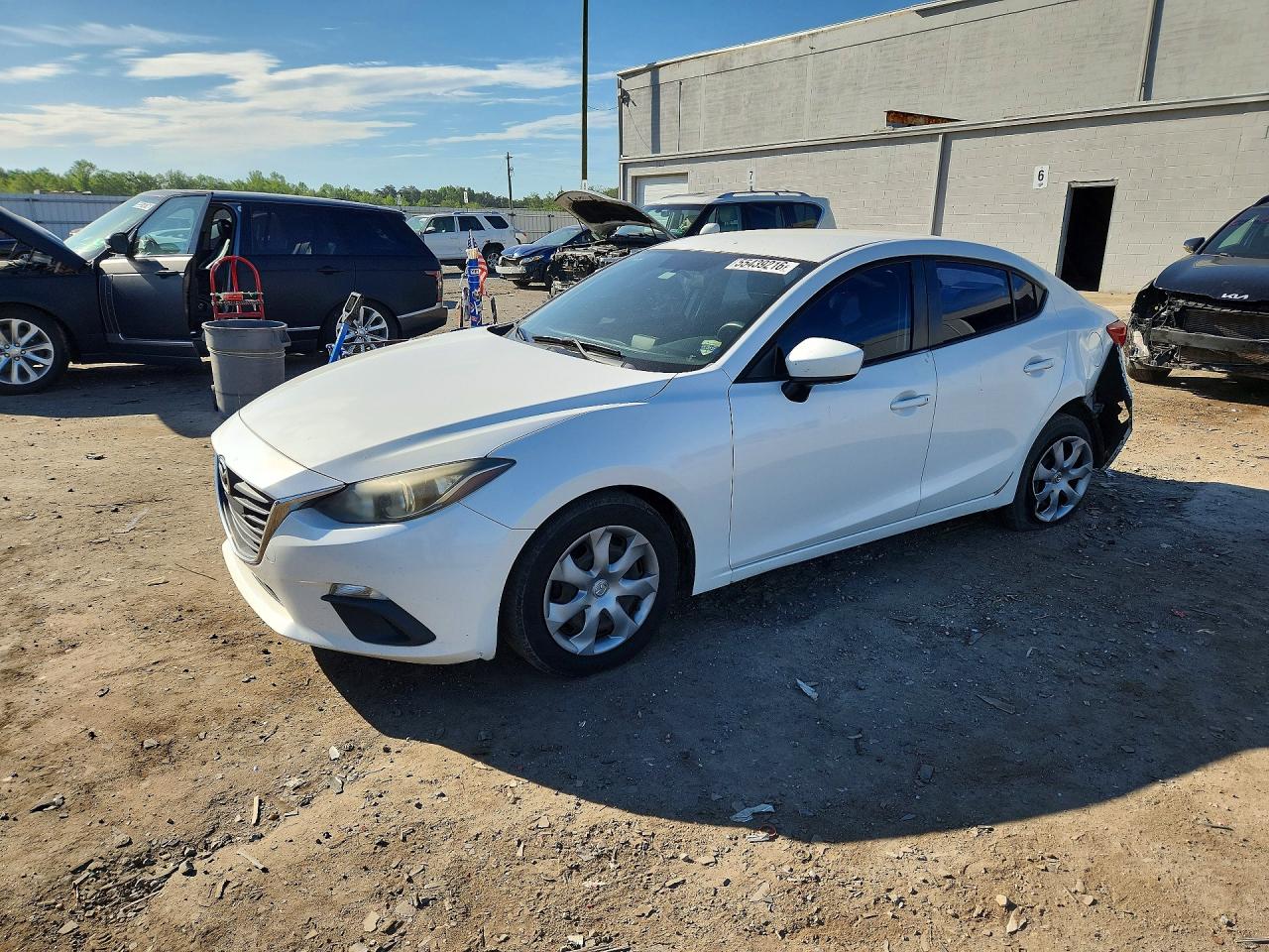 2014 Mazda 3 Sport Белый vin: JM1BM1U7XE1158504