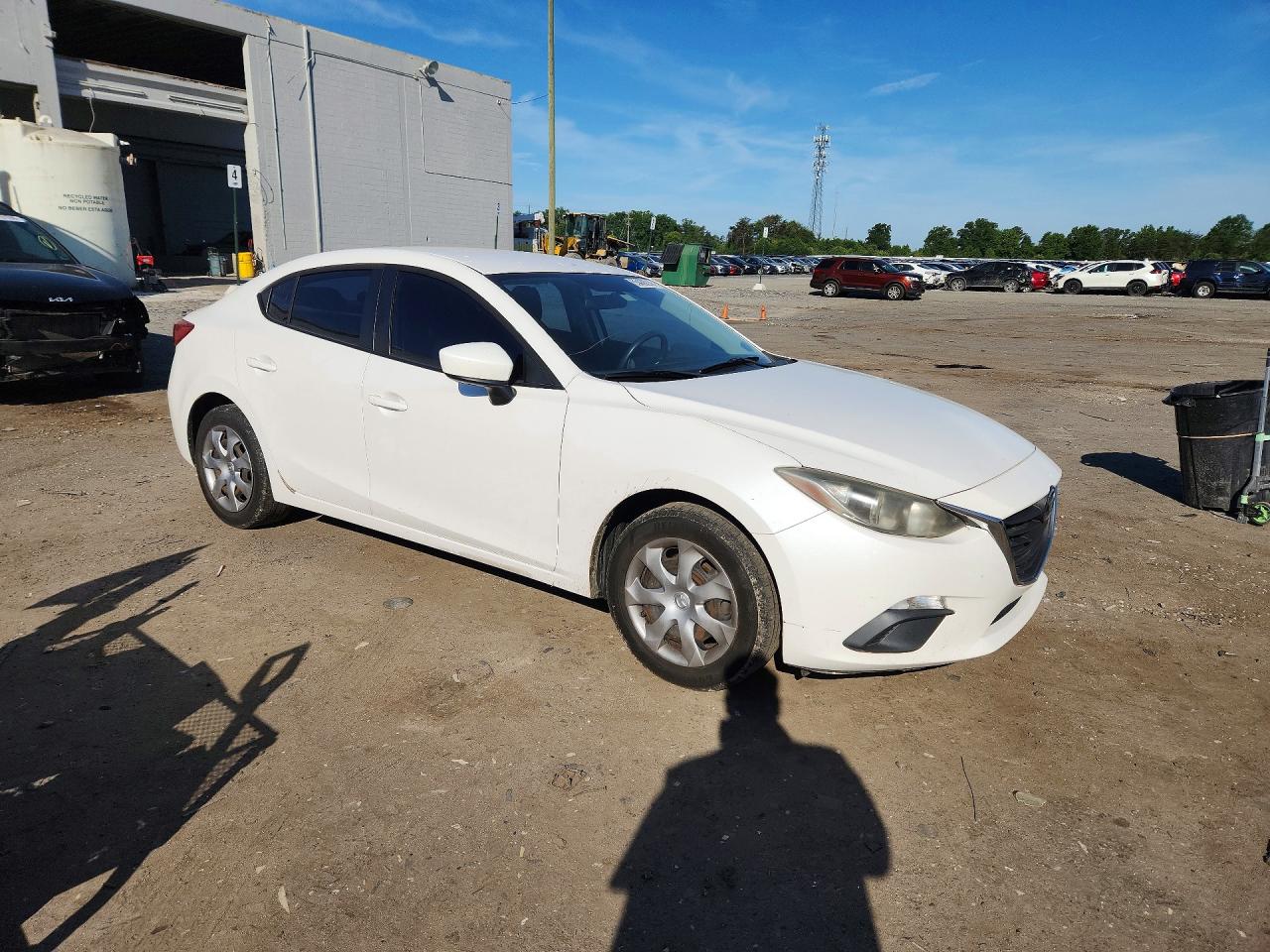 2014 Mazda 3 Sport Белый vin: JM1BM1U7XE1158504