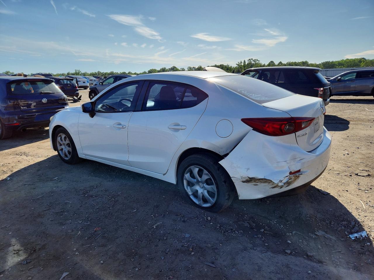 2014 Mazda 3 Sport Белый vin: JM1BM1U7XE1158504