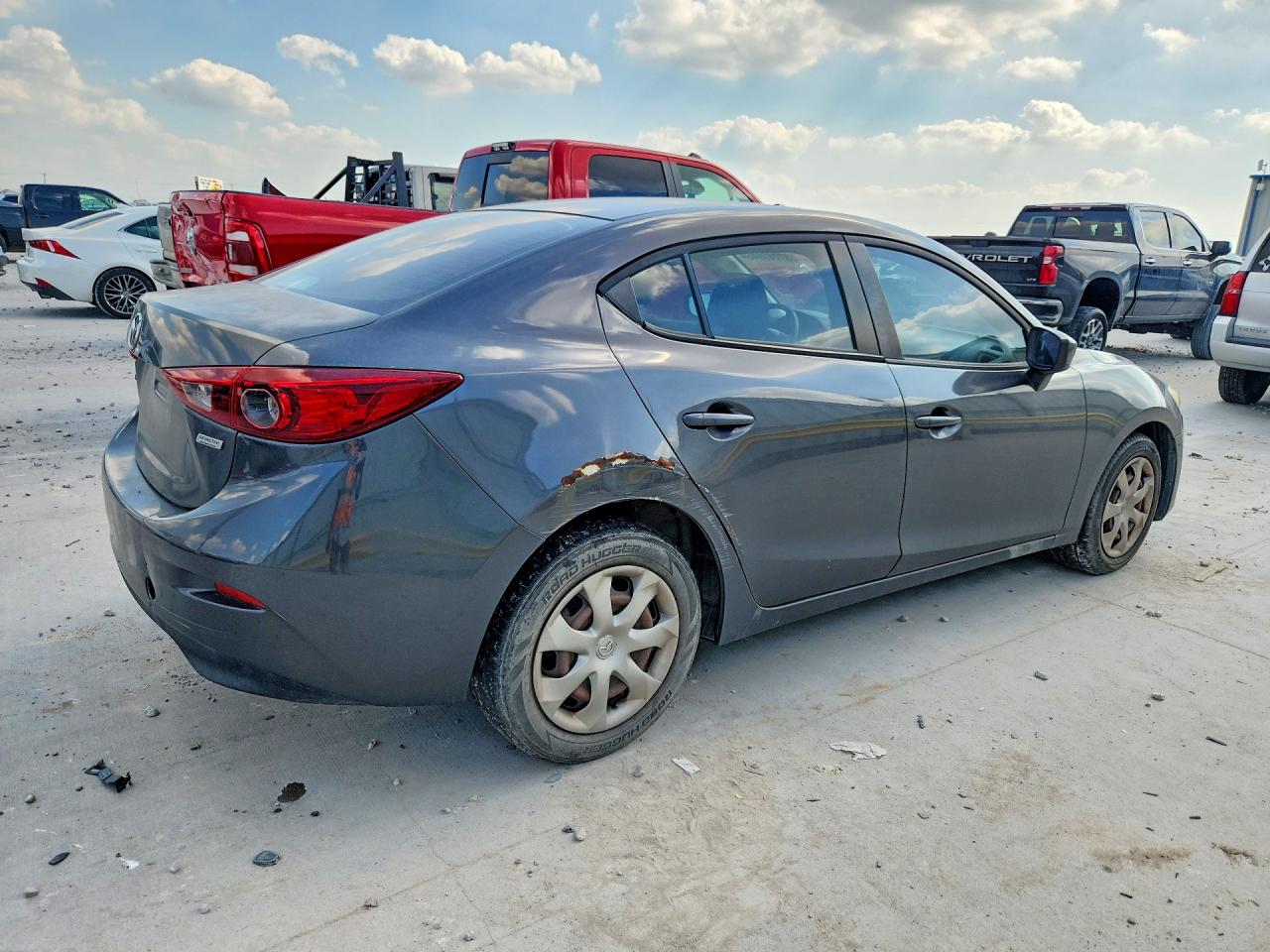 2014 Mazda 3 Sport Gray vin: JM1BM1U7XE1167378