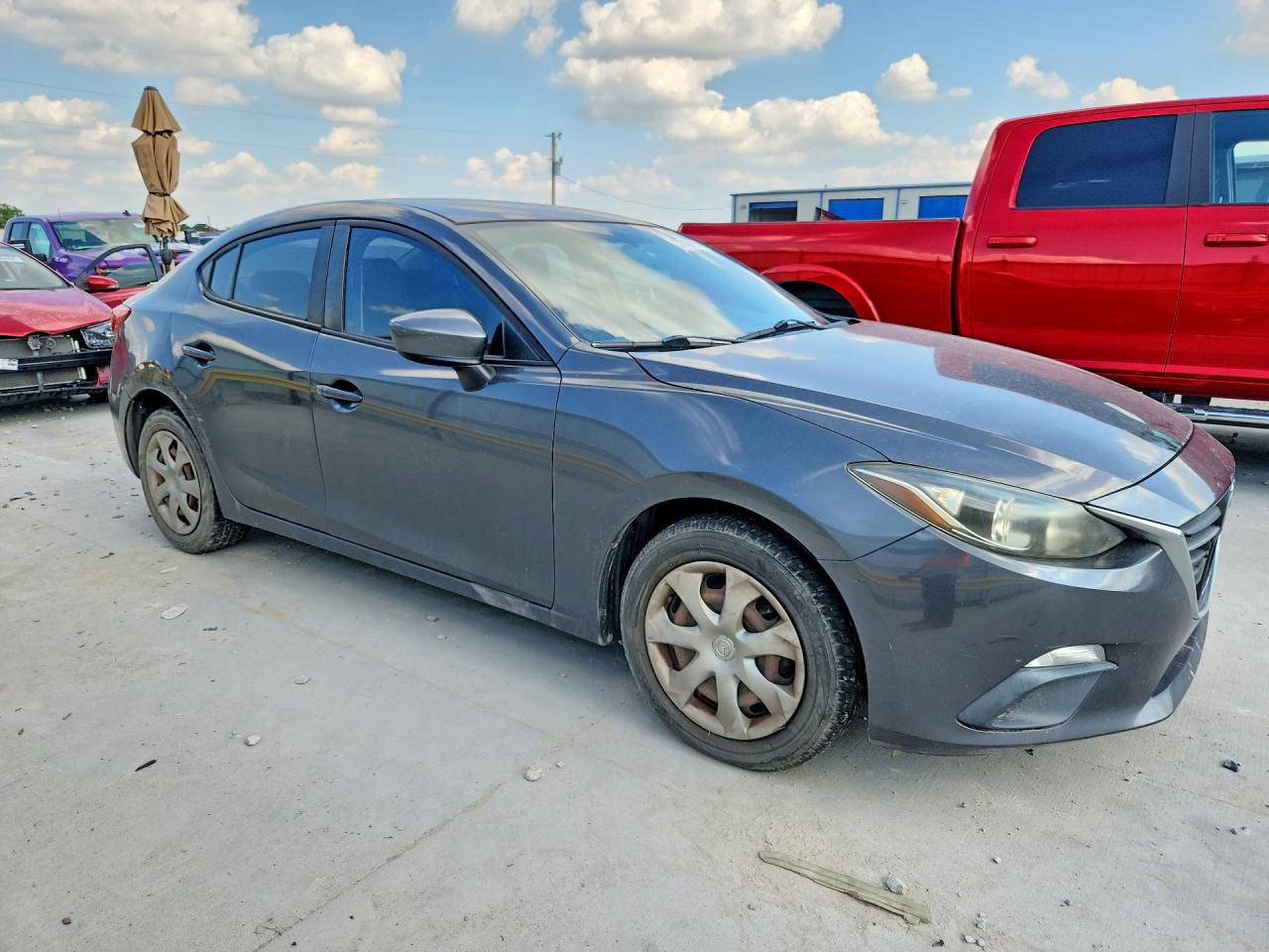 2014 Mazda 3 Sport Gray vin: JM1BM1U7XE1167378