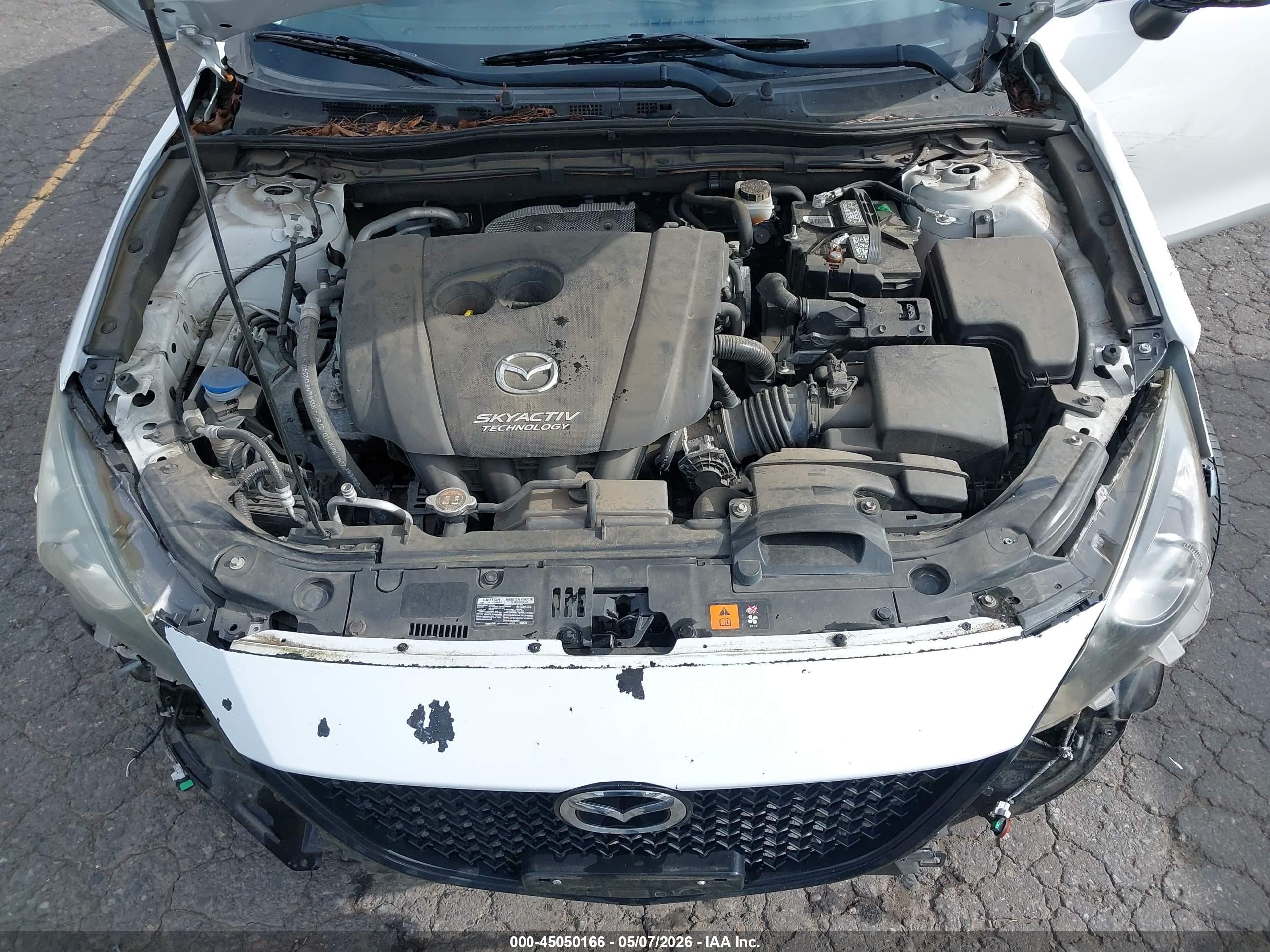2015 Mazda Mazda3 S Touring White vin: JM1BM1V30F1221445