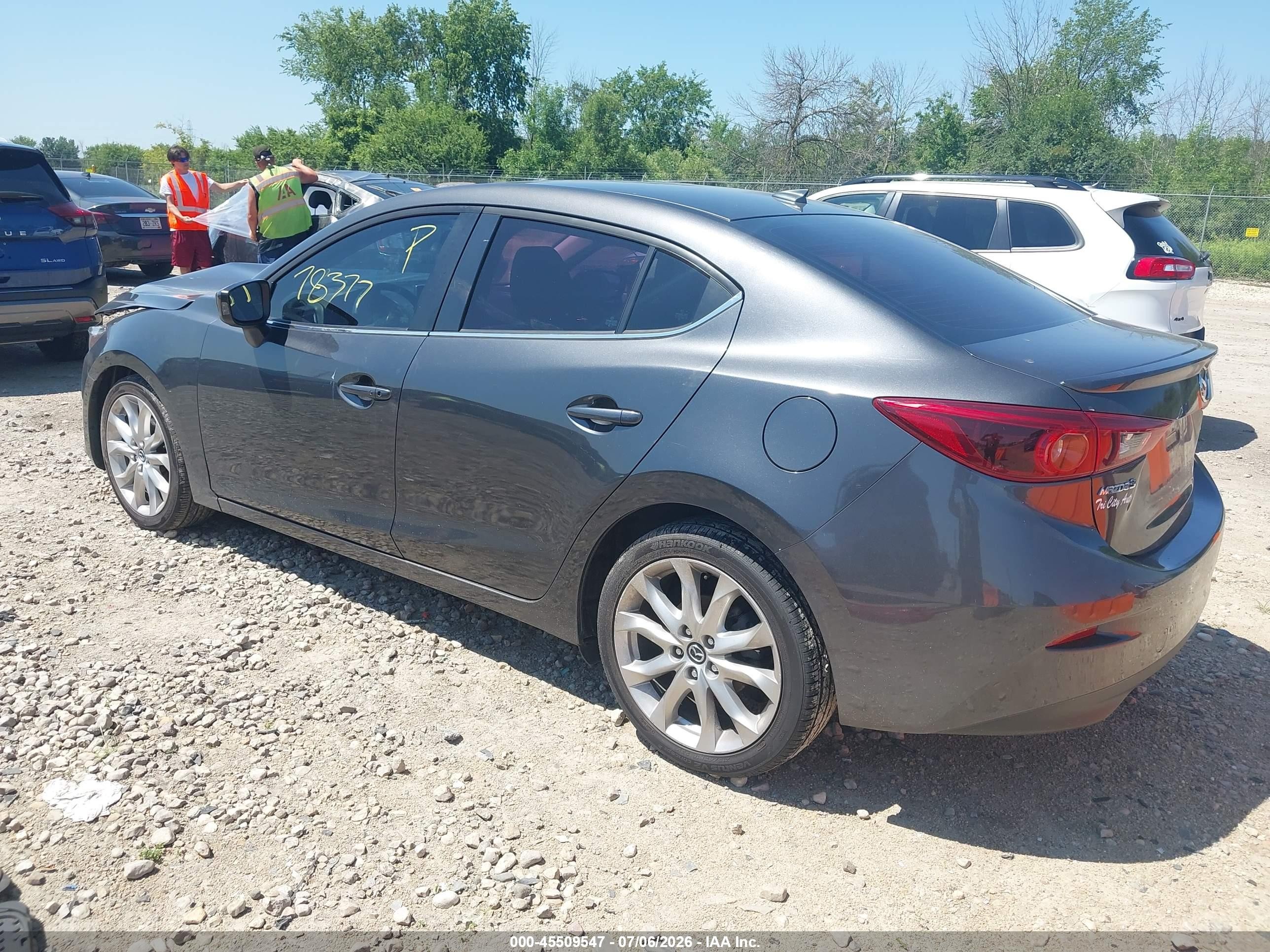 2014 Mazda Mazda3 S Touring Black vin: JM1BM1V33E1178377