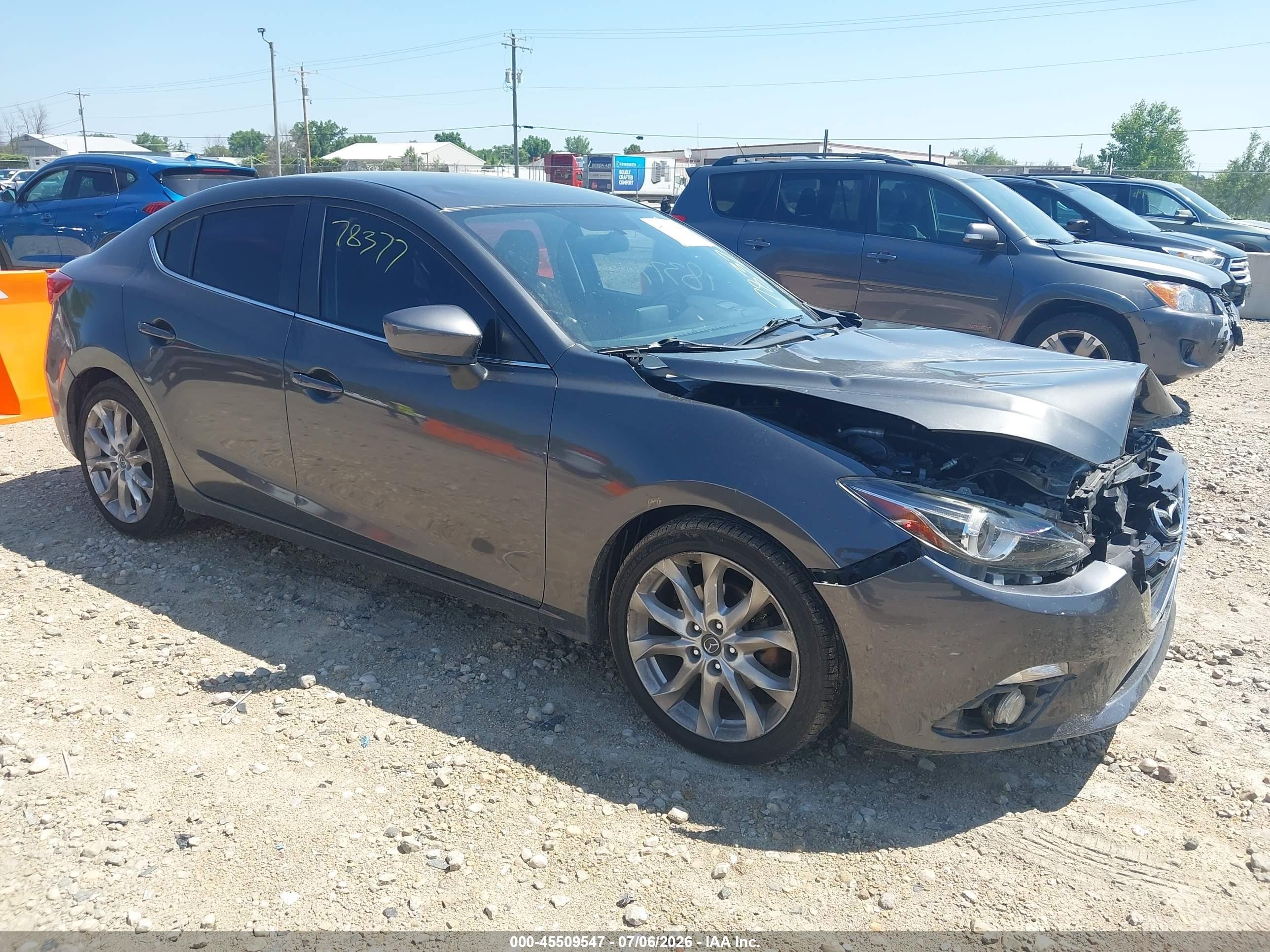 2014 Mazda Mazda3 S Touring Black vin: JM1BM1V33E1178377