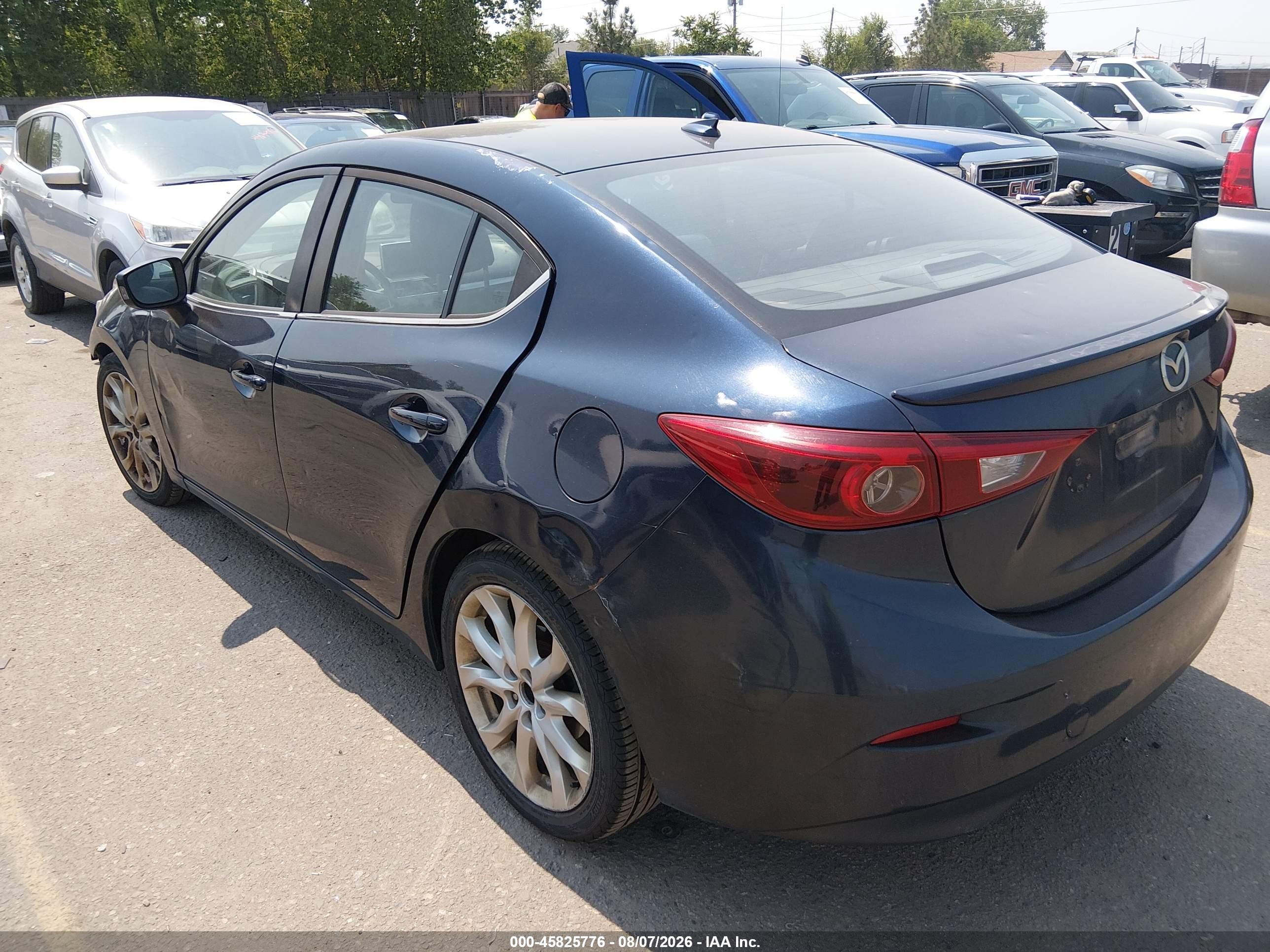 2014 Mazda Mazda3 S Touring Blue vin: JM1BM1V34E1177951