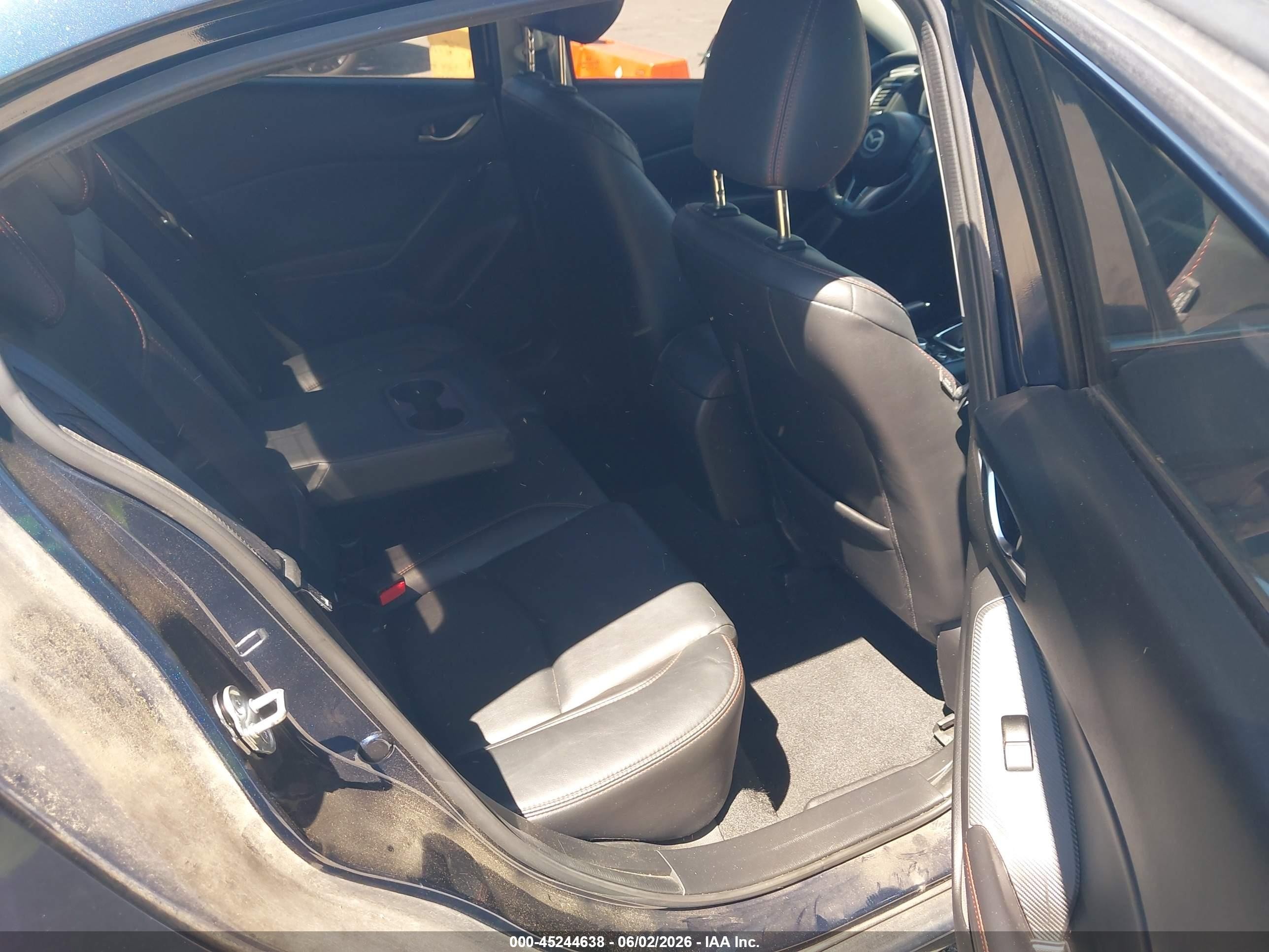 2015 Mazda Mazda3 S Touring Blue vin: JM1BM1V34F1262306