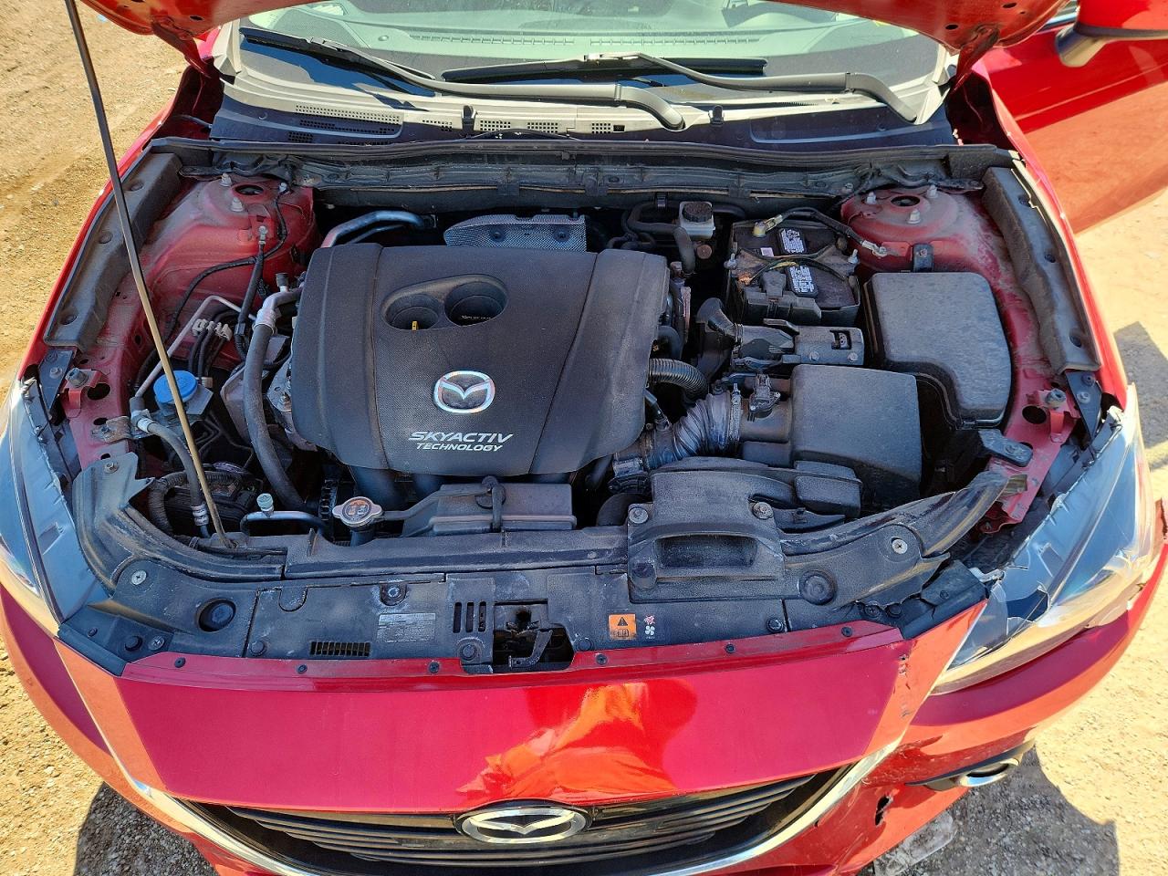 2014 Mazda 3 Touring Красный vin: JM1BM1V36E1107867