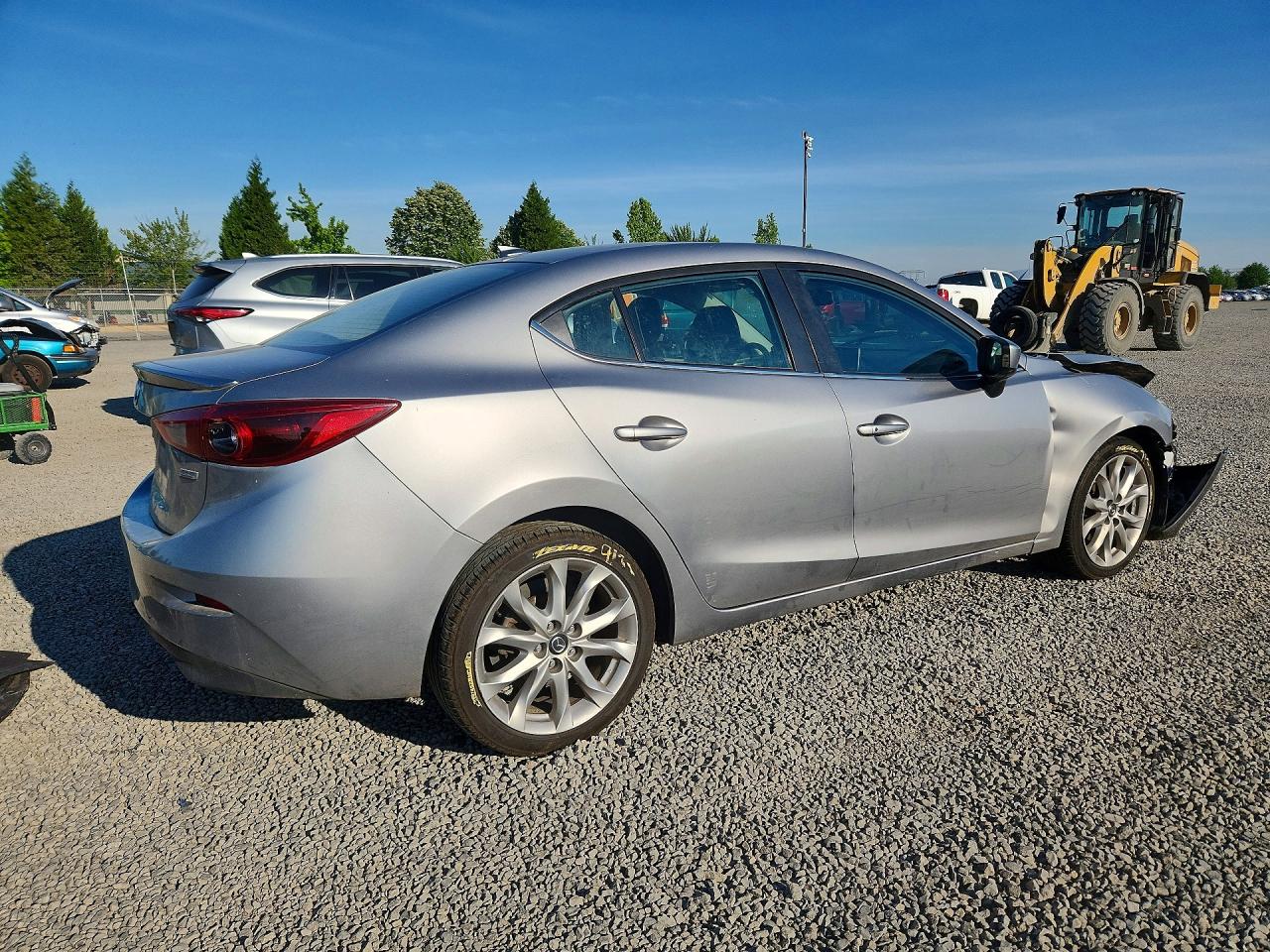 2014 Mazda 3 Touring Silver vin: JM1BM1V37E1107859