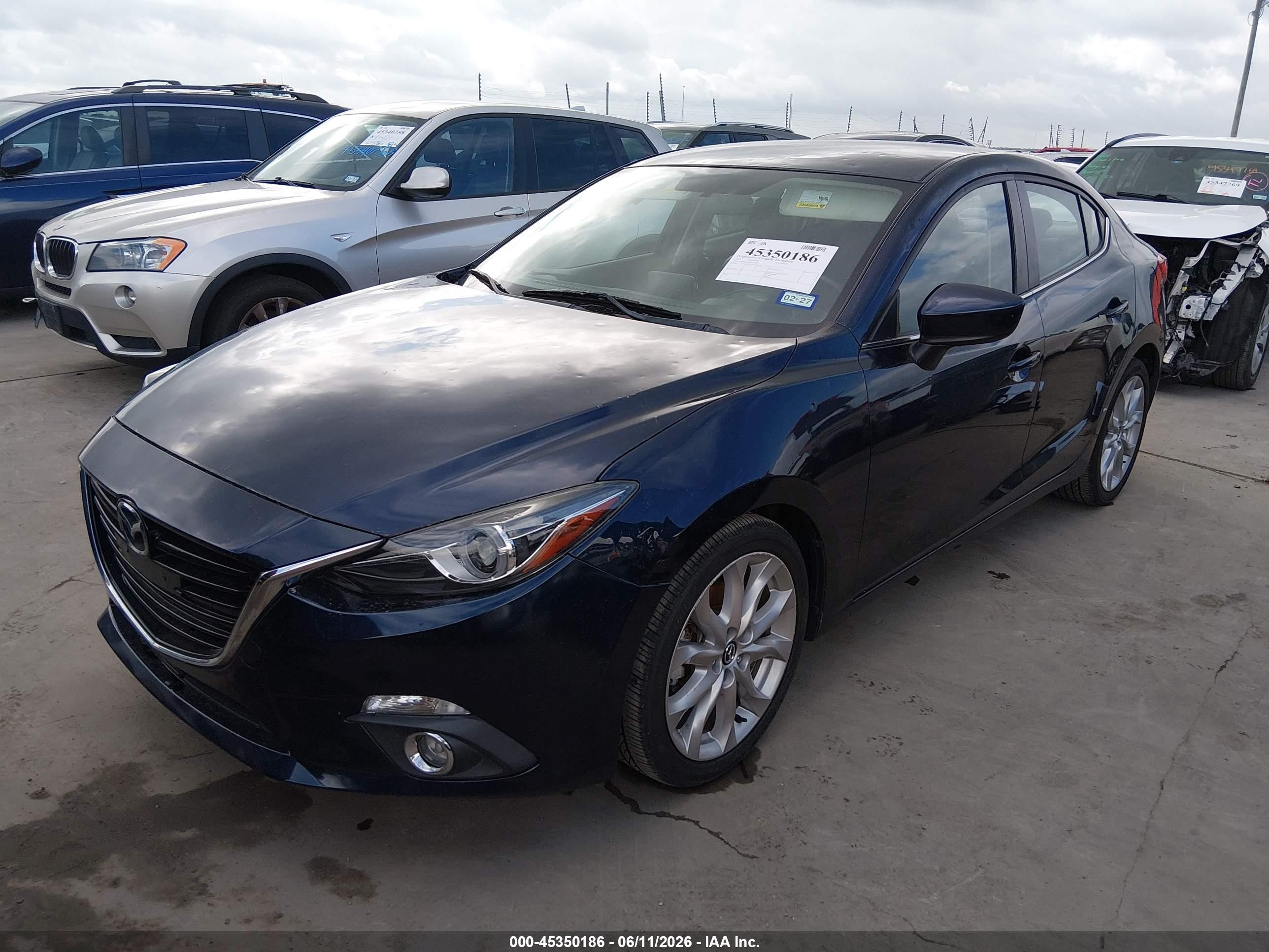 2014 Mazda Mazda3 S Touring Синий vin: JM1BM1V38E1168265